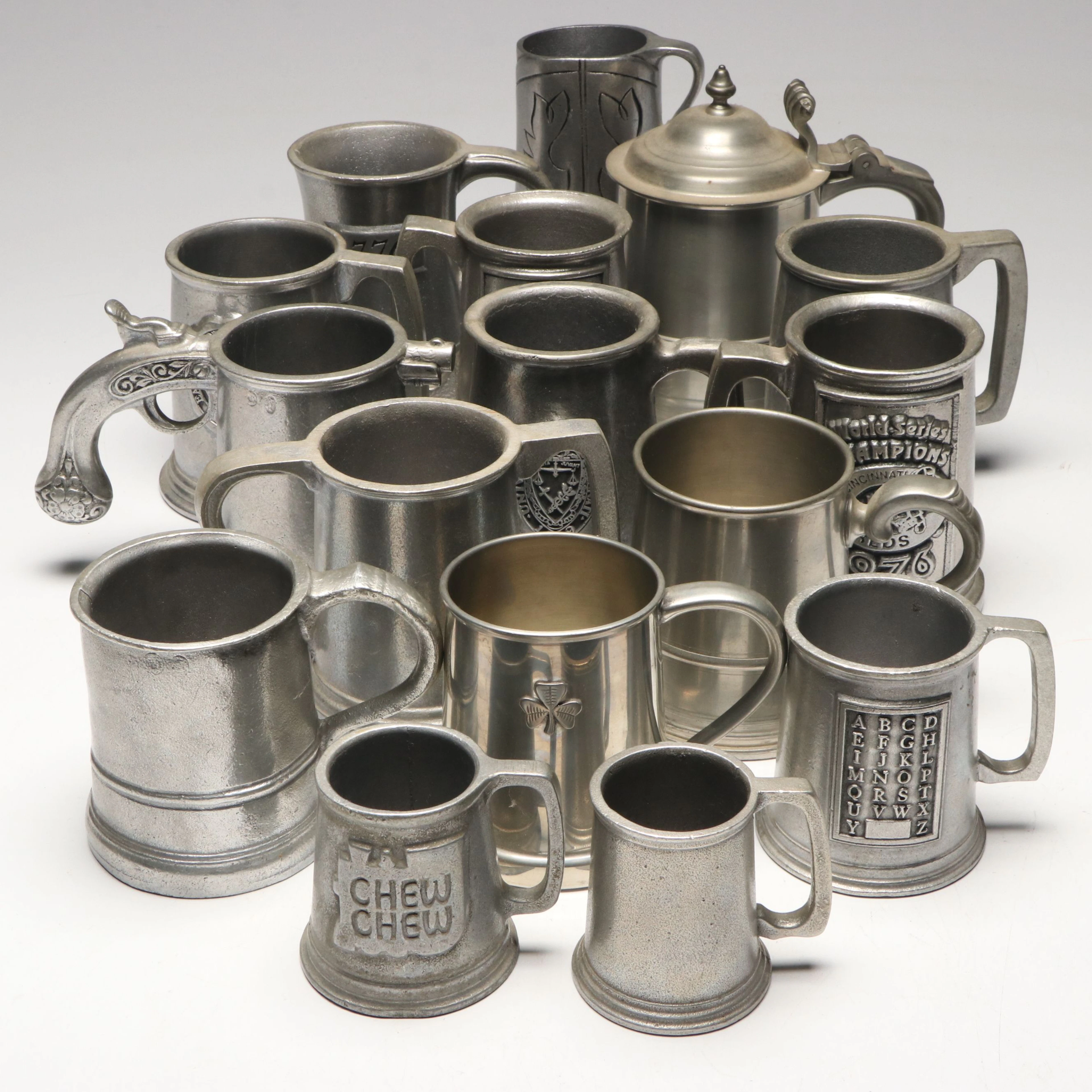 Vintage Wilton Armetale and More Pewter Mugs