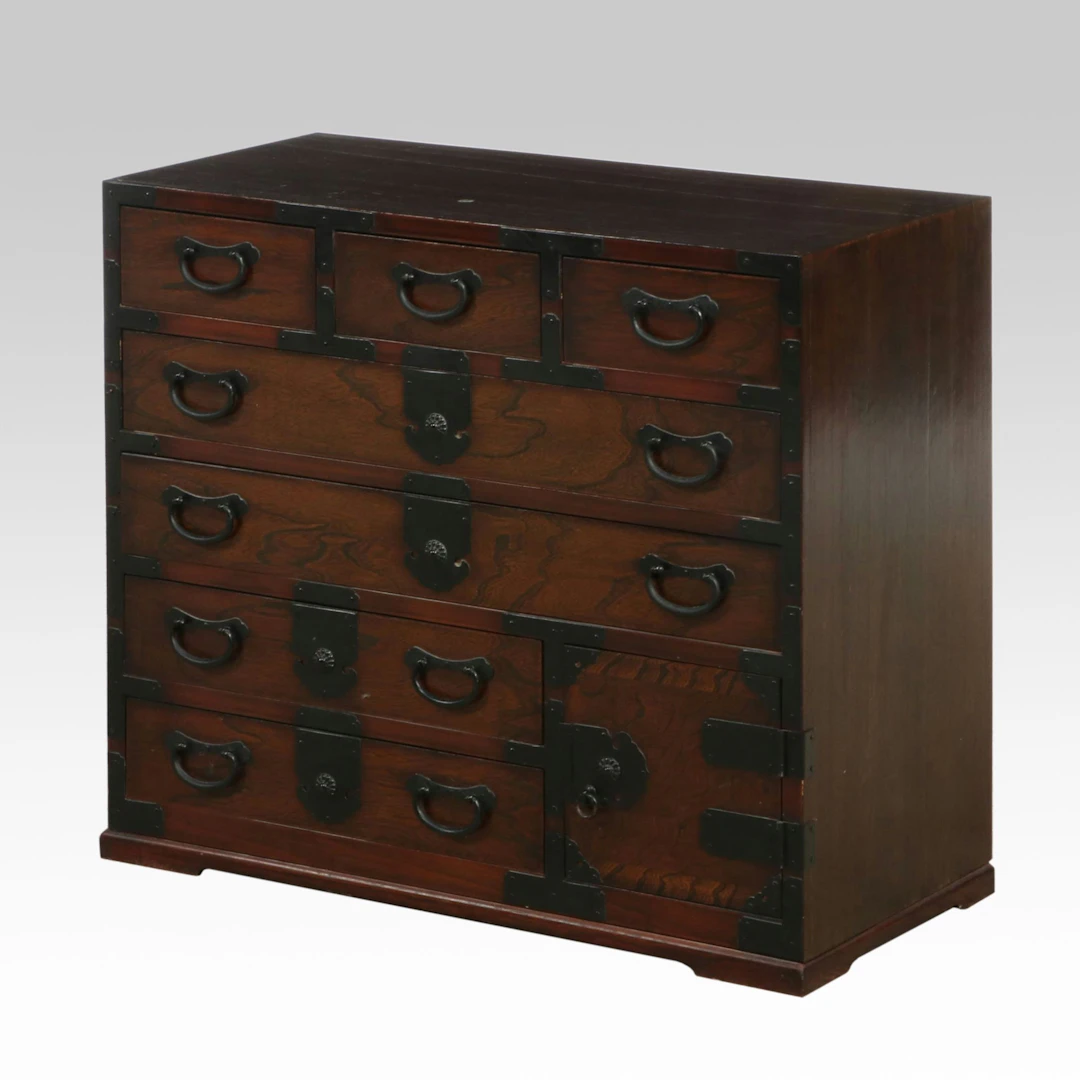 Korean Style Bandaji Storage Chest, Mid to Late 20th Century