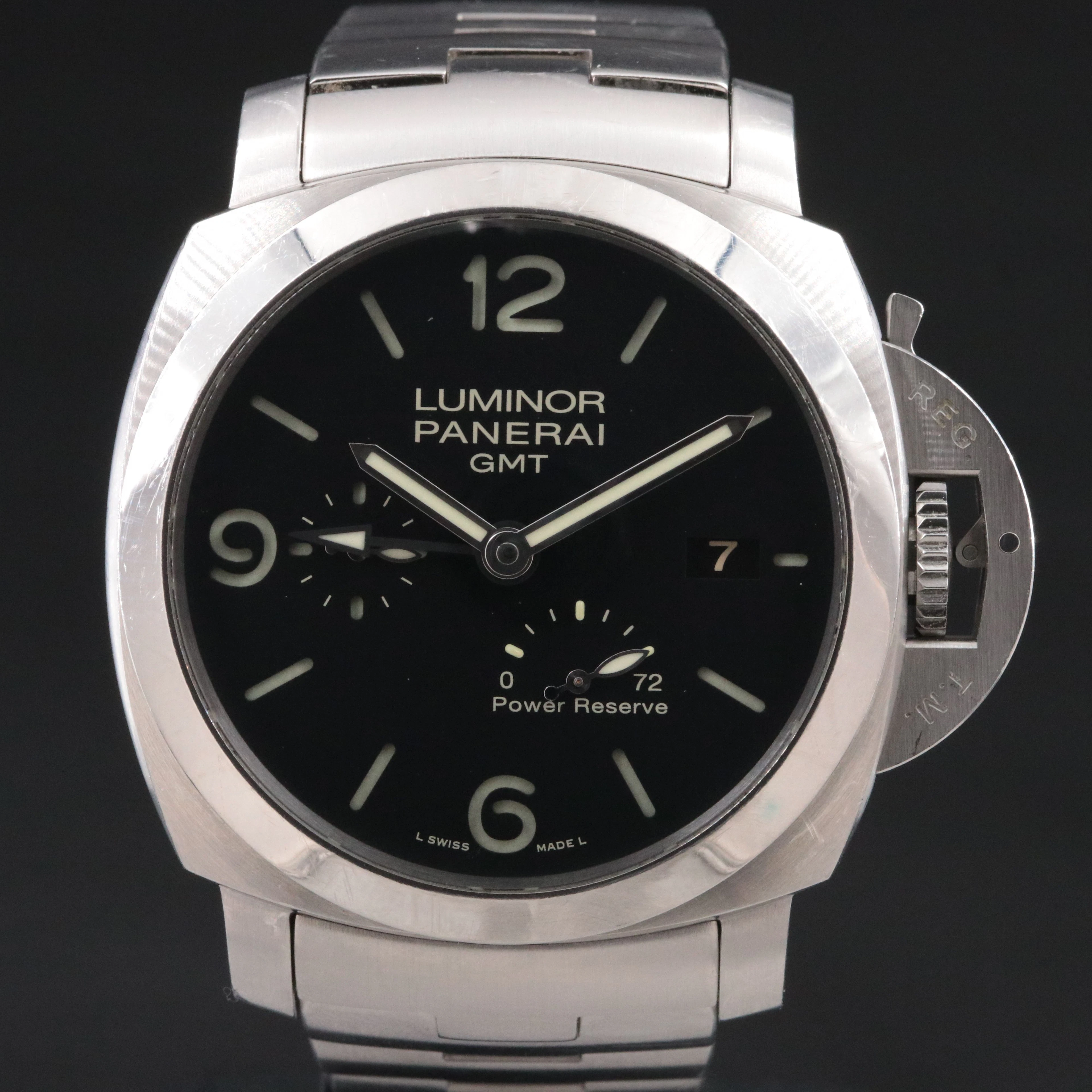 Panerai Luminor GMT 1950 3 Days Automatic Stainless Steel Watch