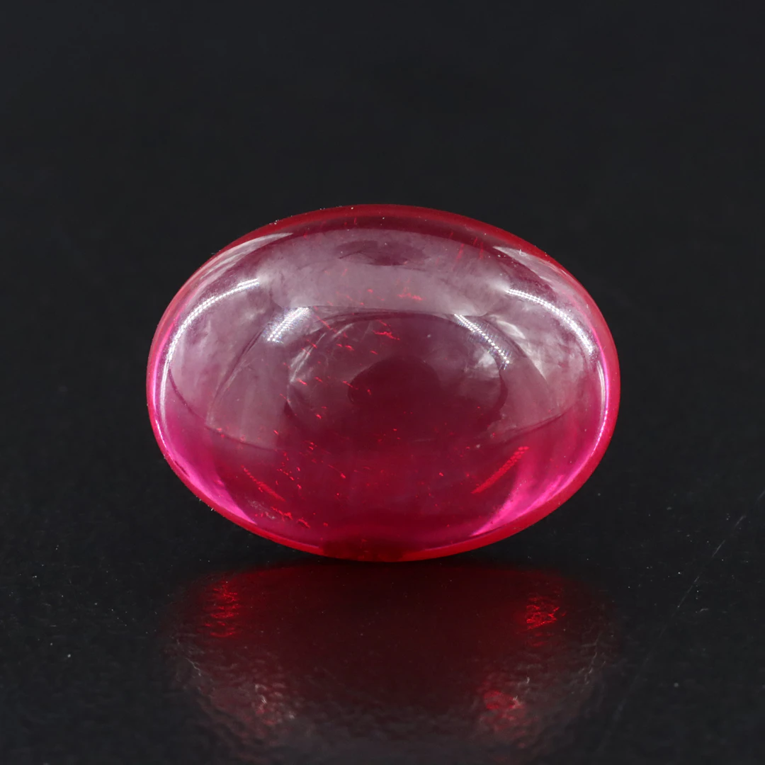 Loose 10.84 CT Lab Grown Star Ruby