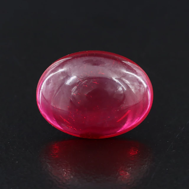 Loose 10.84 CT Lab Grown Star Ruby