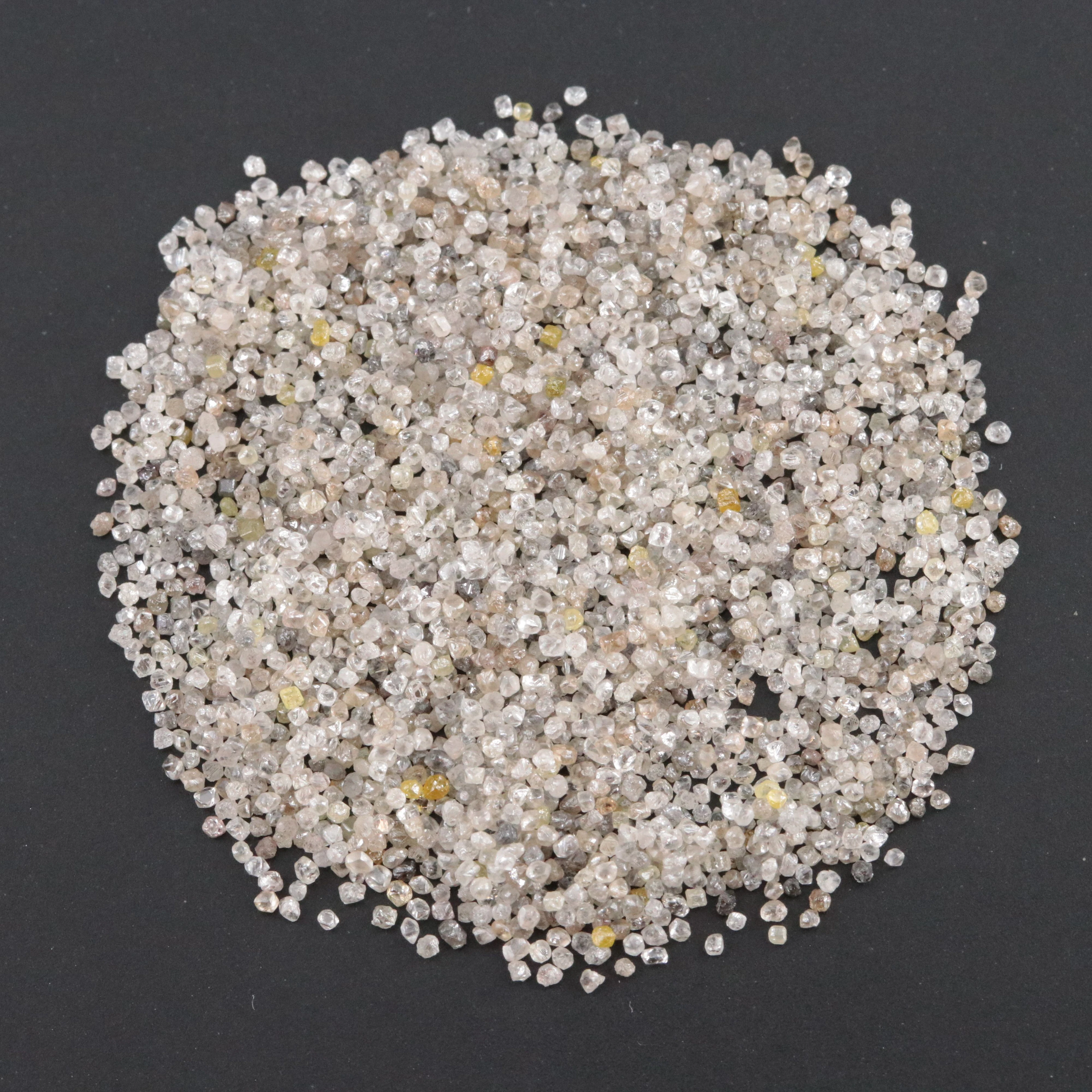 Loose 10.93 CTW Rough Diamonds Featuring Fancy Colors