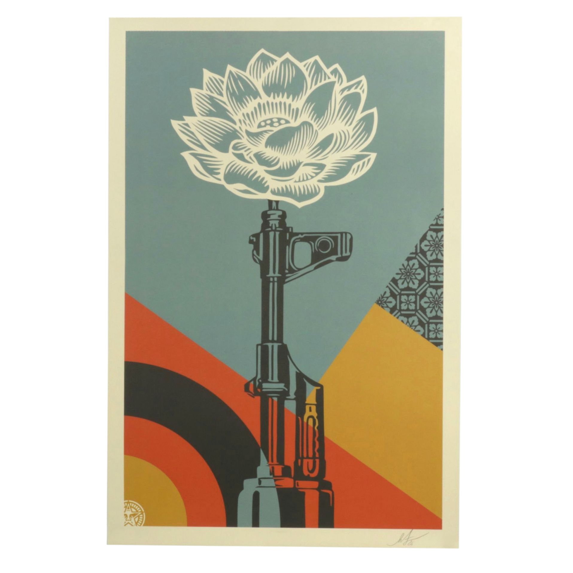Shepard Fairey Offset Lithograph