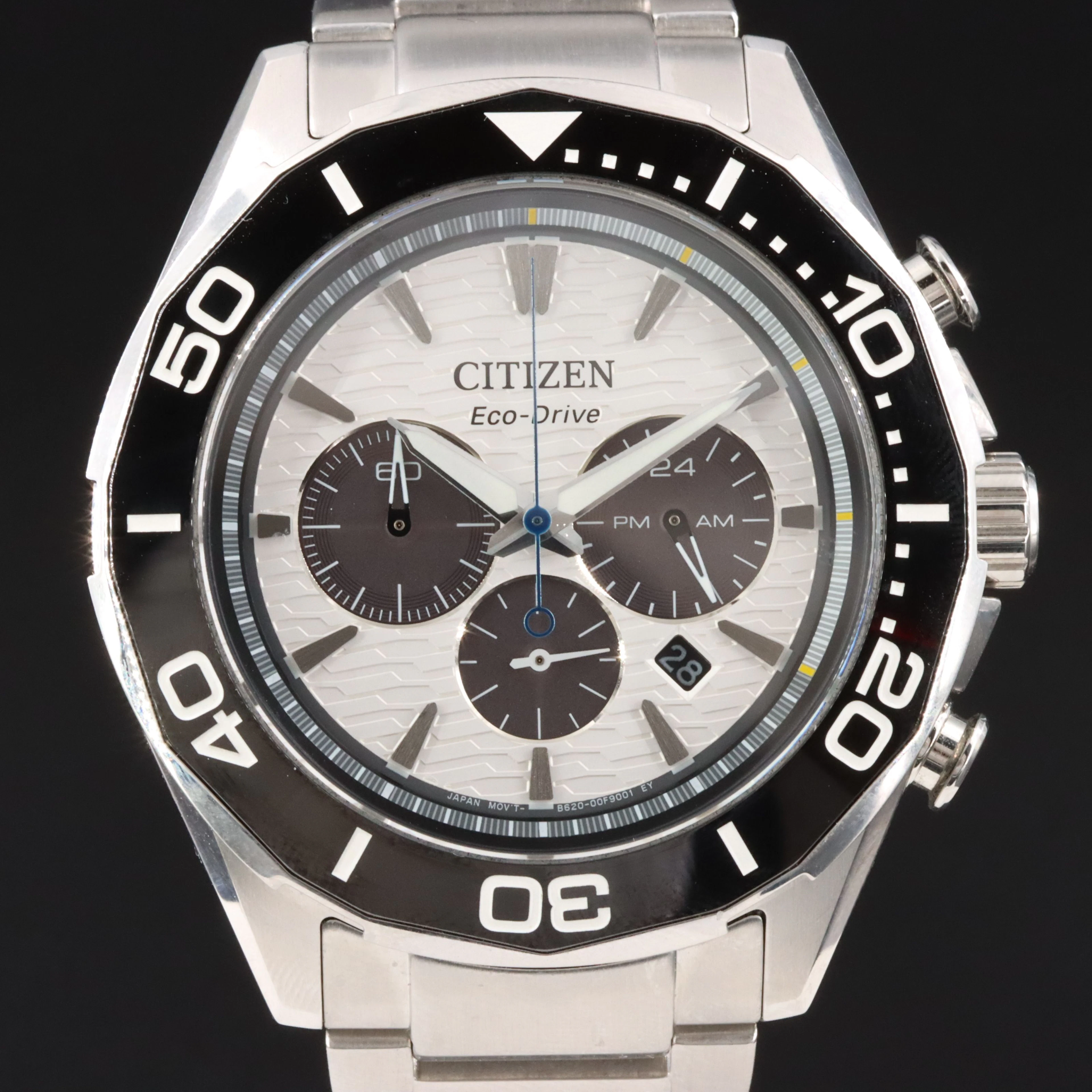 Citizen Endeavor Eco-Drive Chronograph Stainless Steel Quartz Watch