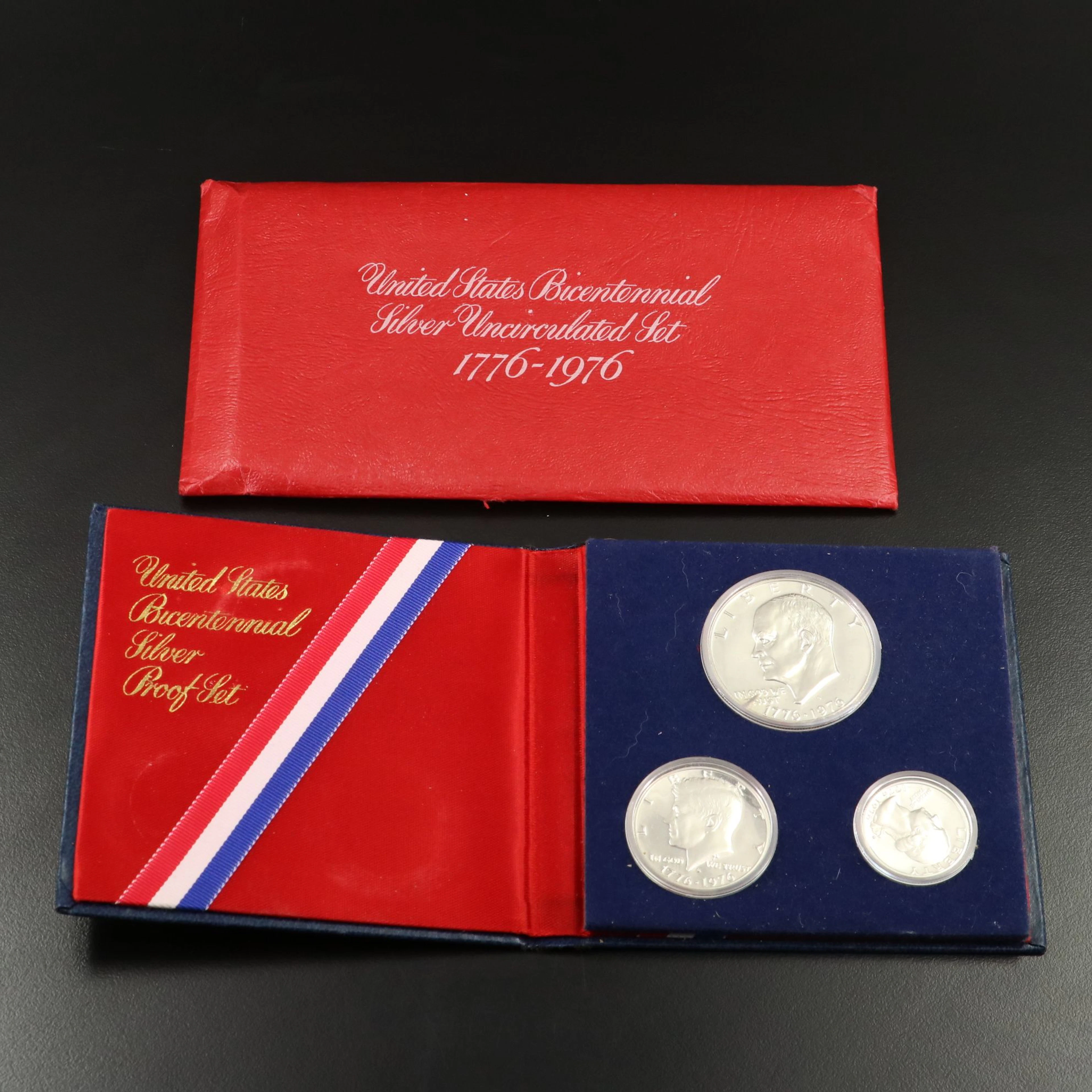 Two 1976 United States Bicentennial Silver Coin Sets