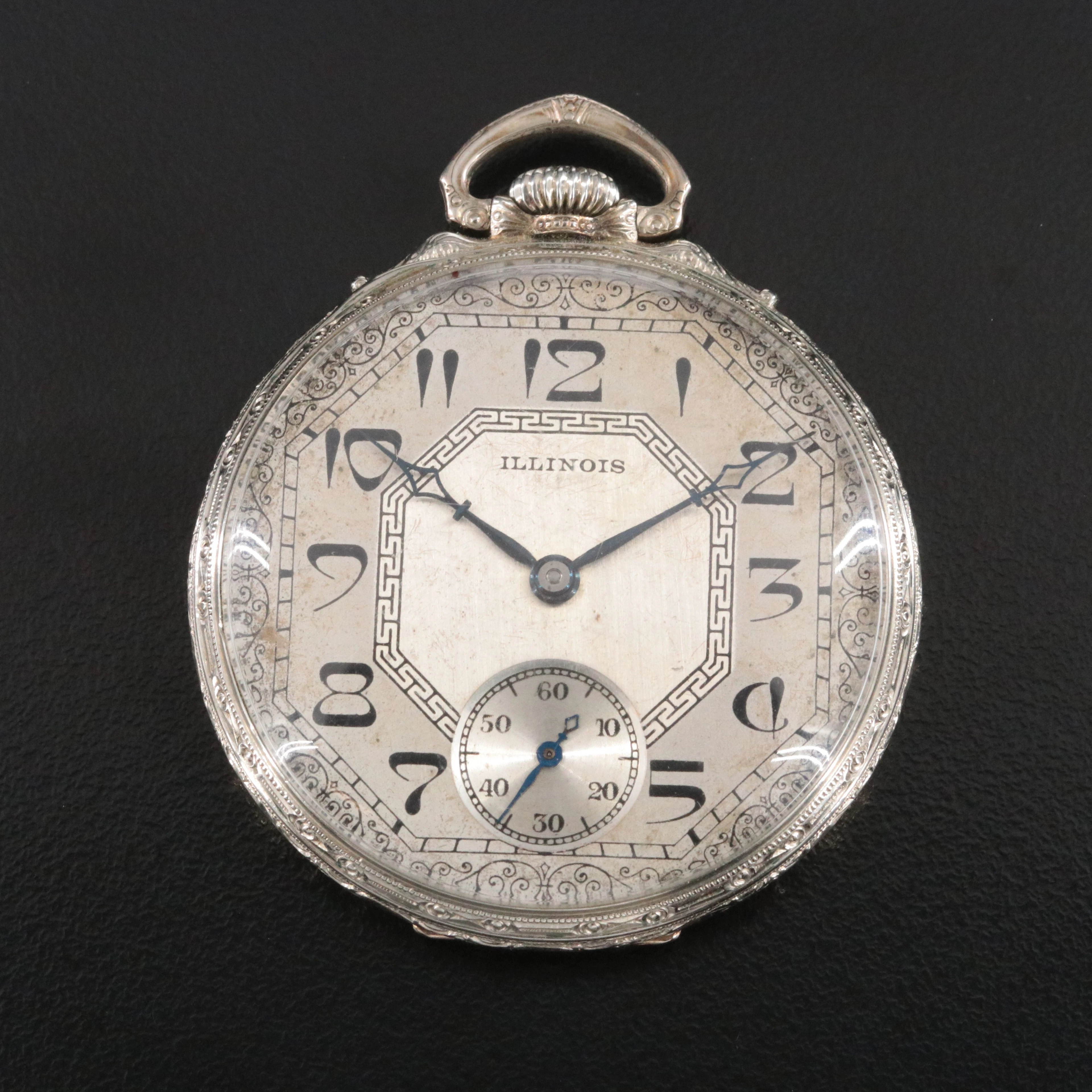 1925 Illinois A. Lincoln 14K Gold Filled Pocket Watch