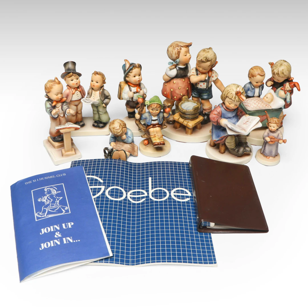 Goebel First Issue "A Nap," "Festival Harmony" and More Porcelain Figurines