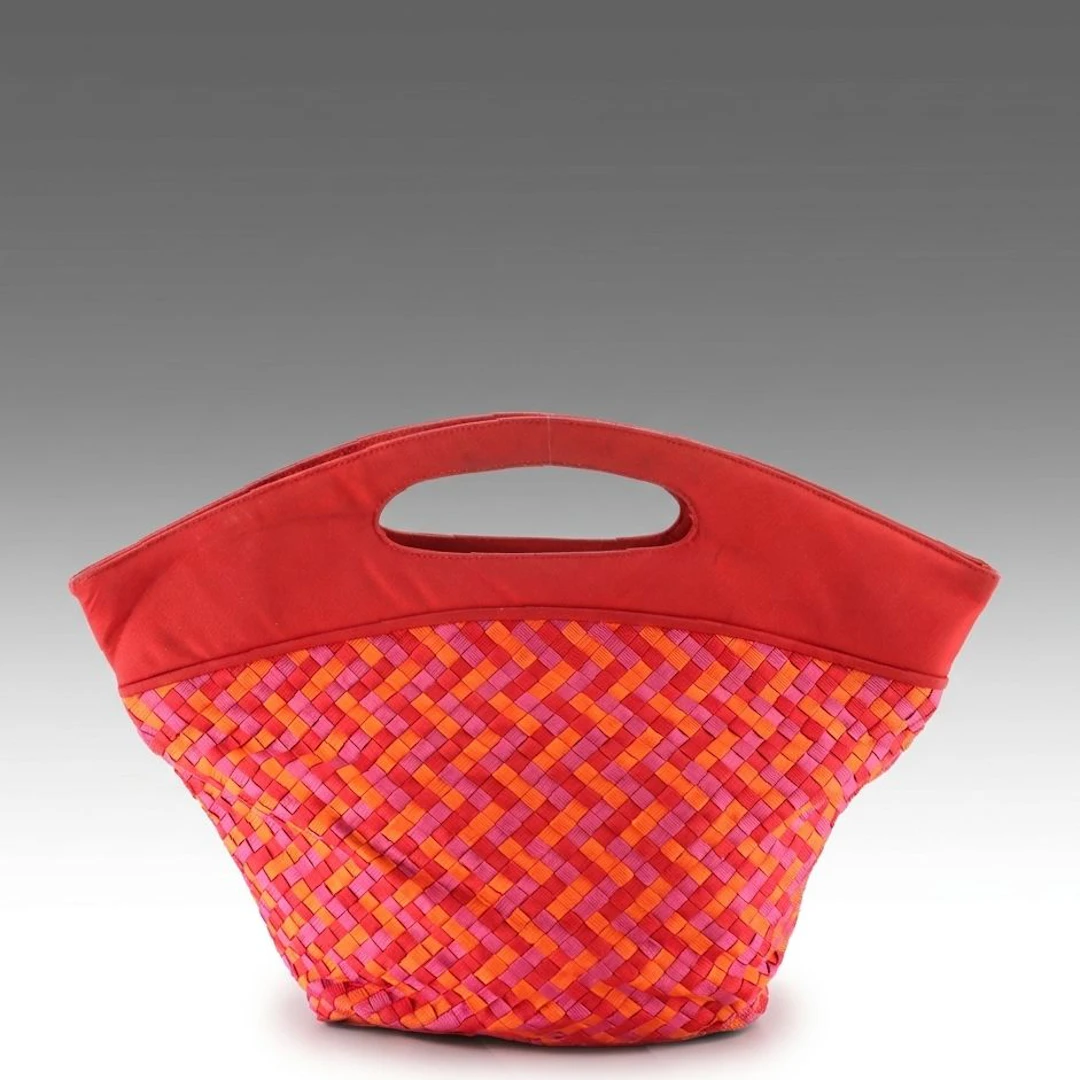 Bottega Veneta Intrecciato Ribbon Tote Bag with Cut-Out Handle