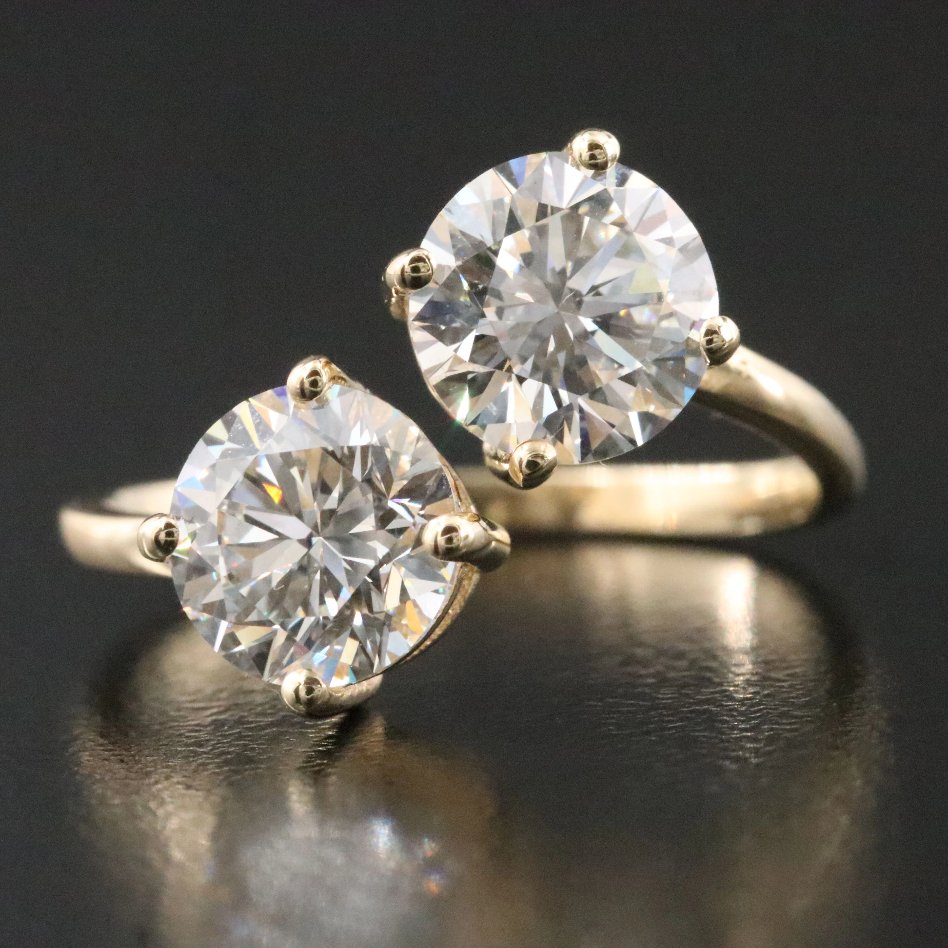 14K 3.00 CTW Lab Grown Diamond Ring with IGI Reports