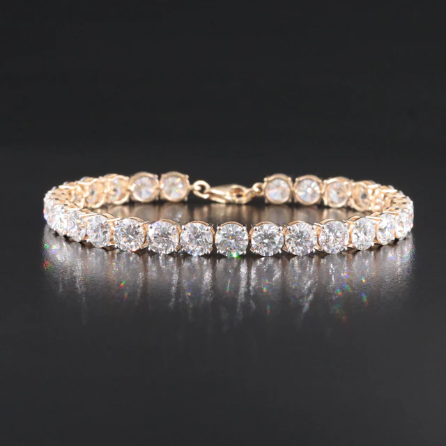 14K 19.81 CTW Lab Grown Diamond Line Bracelet