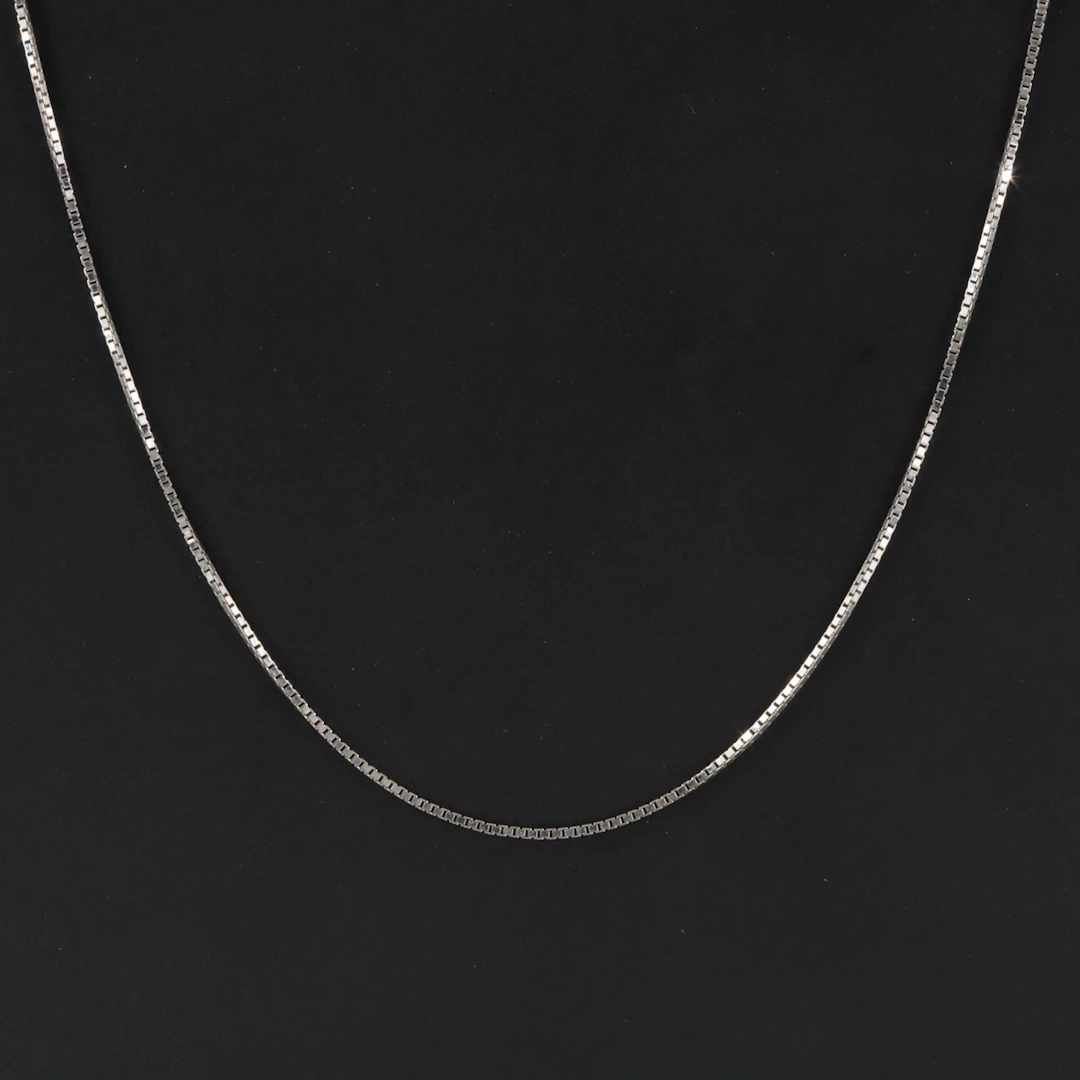 14K Box Chain Necklace