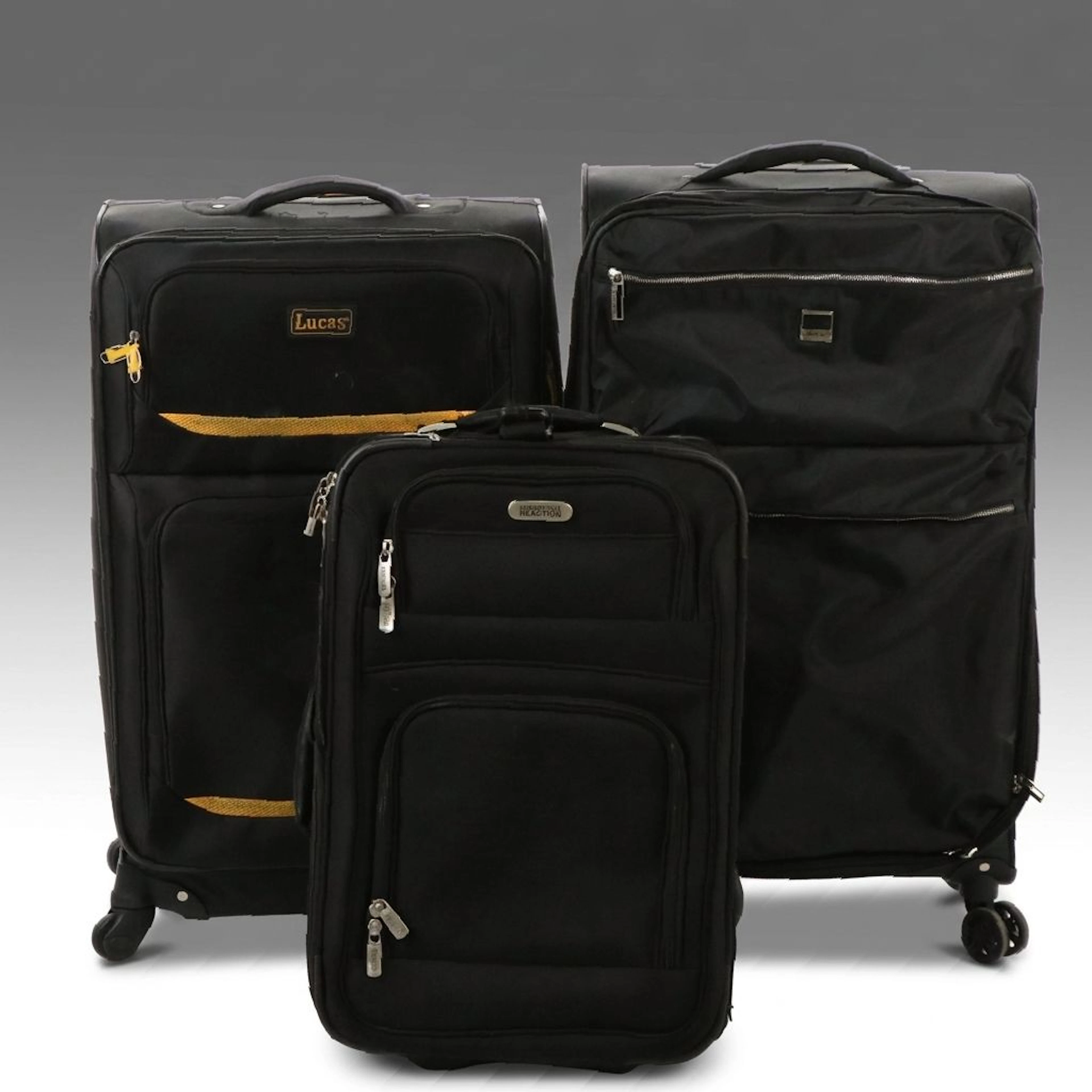 Lucas Rolling Suitcases with Kenneth Cole Reaction Carry On Luggage