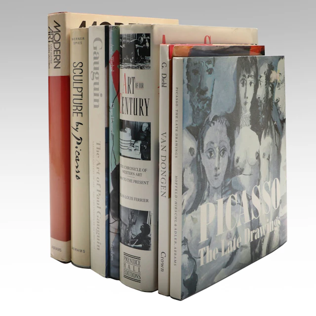 First Edition "Modern Art" by Sam Hunter and John Jacobus with More Art Books
