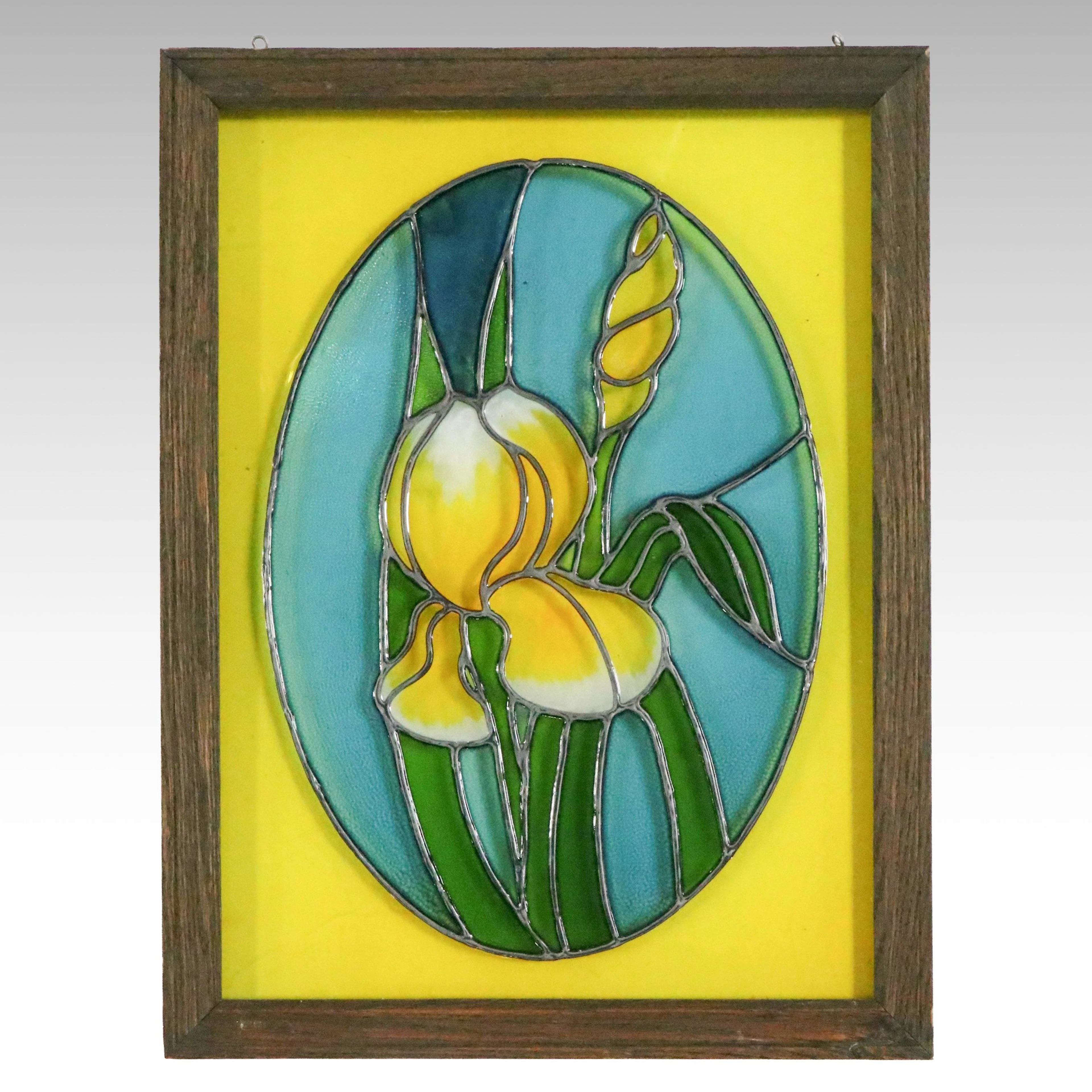 Imitation Stained Glass Sun Catcher Panel