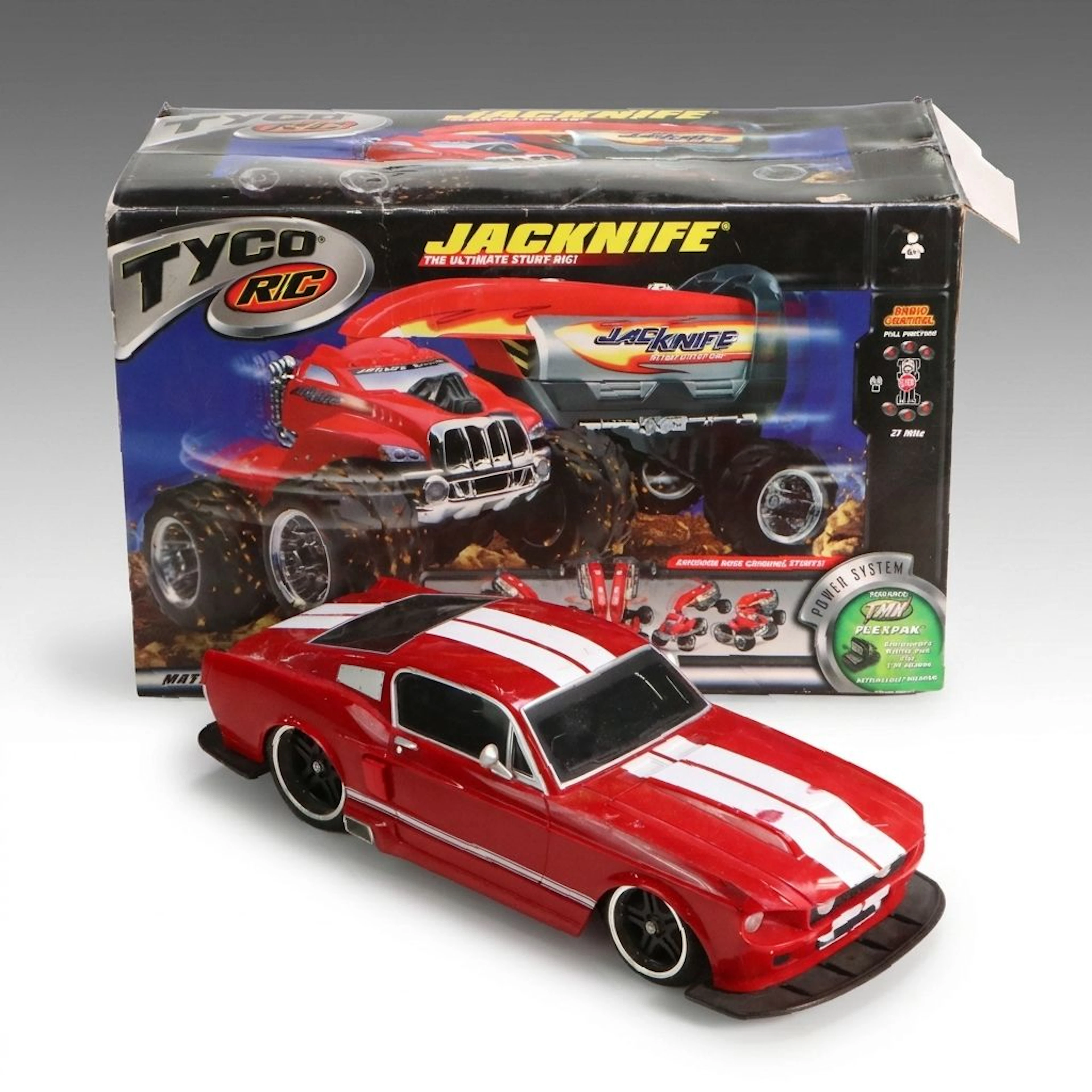 Tyco "Jacknife" with Maisto Ford Mustang R/C Cars, 21st Century