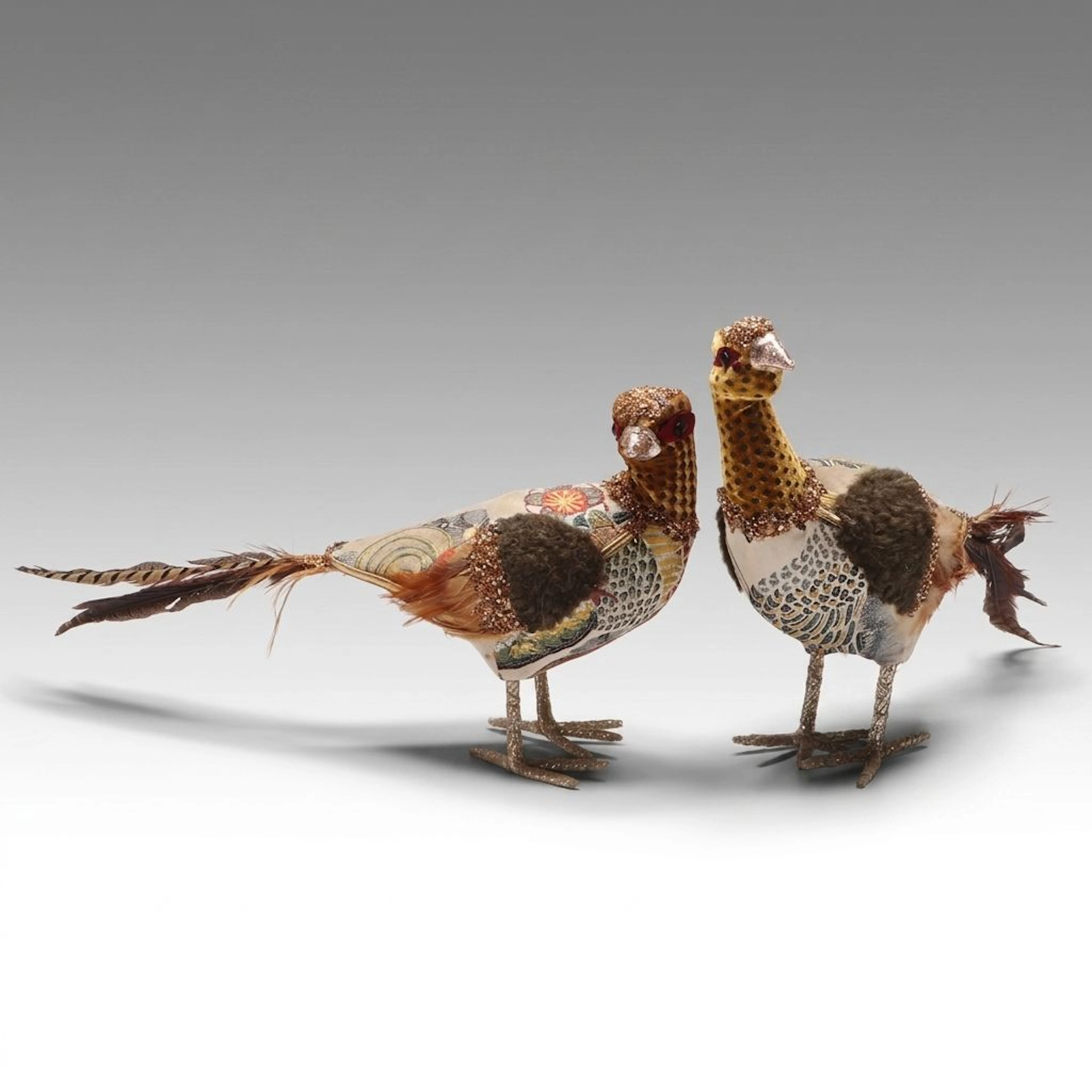 John Lewis "Bloomsbury" Tapestry Pheasant Figures
