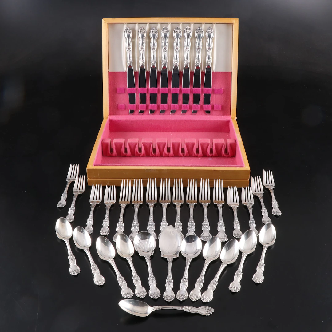 Wallace "La Reine" Sterling Silver Flatware and Serving Utensils