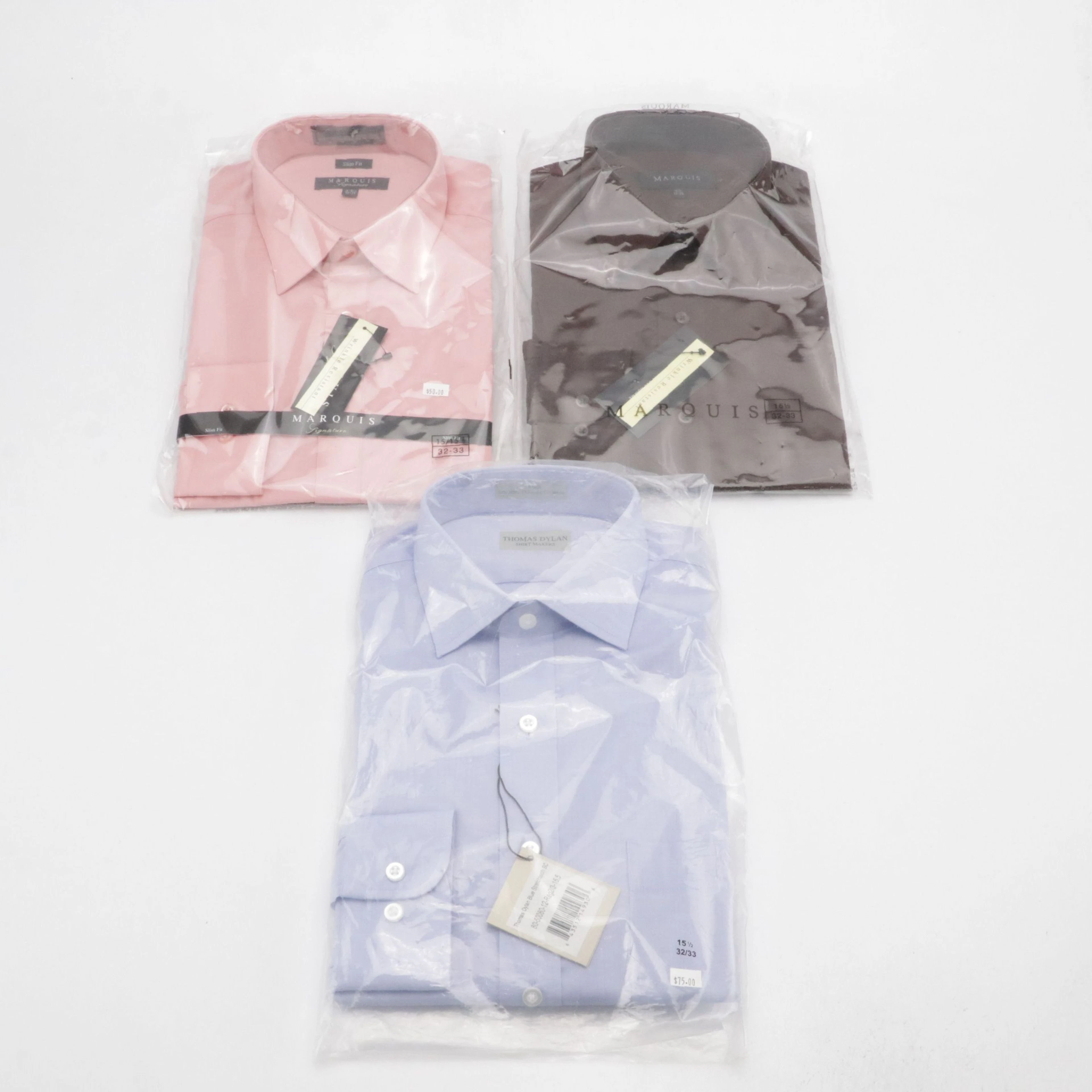 Men's Marquis & Thomas Dylan Long Sleeve Button Up Shirts, With Tags