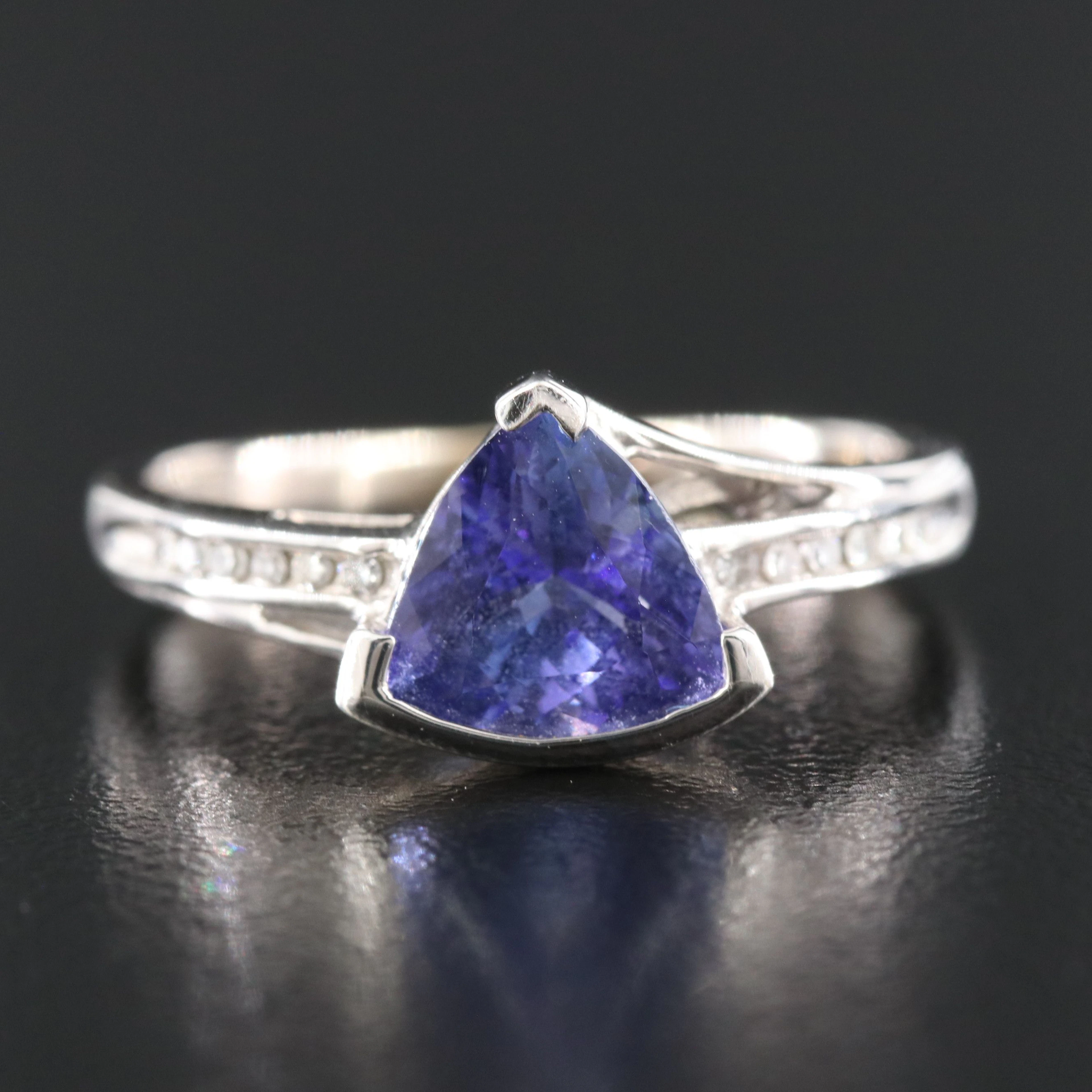 14K Tanzanite and Diamond Ring