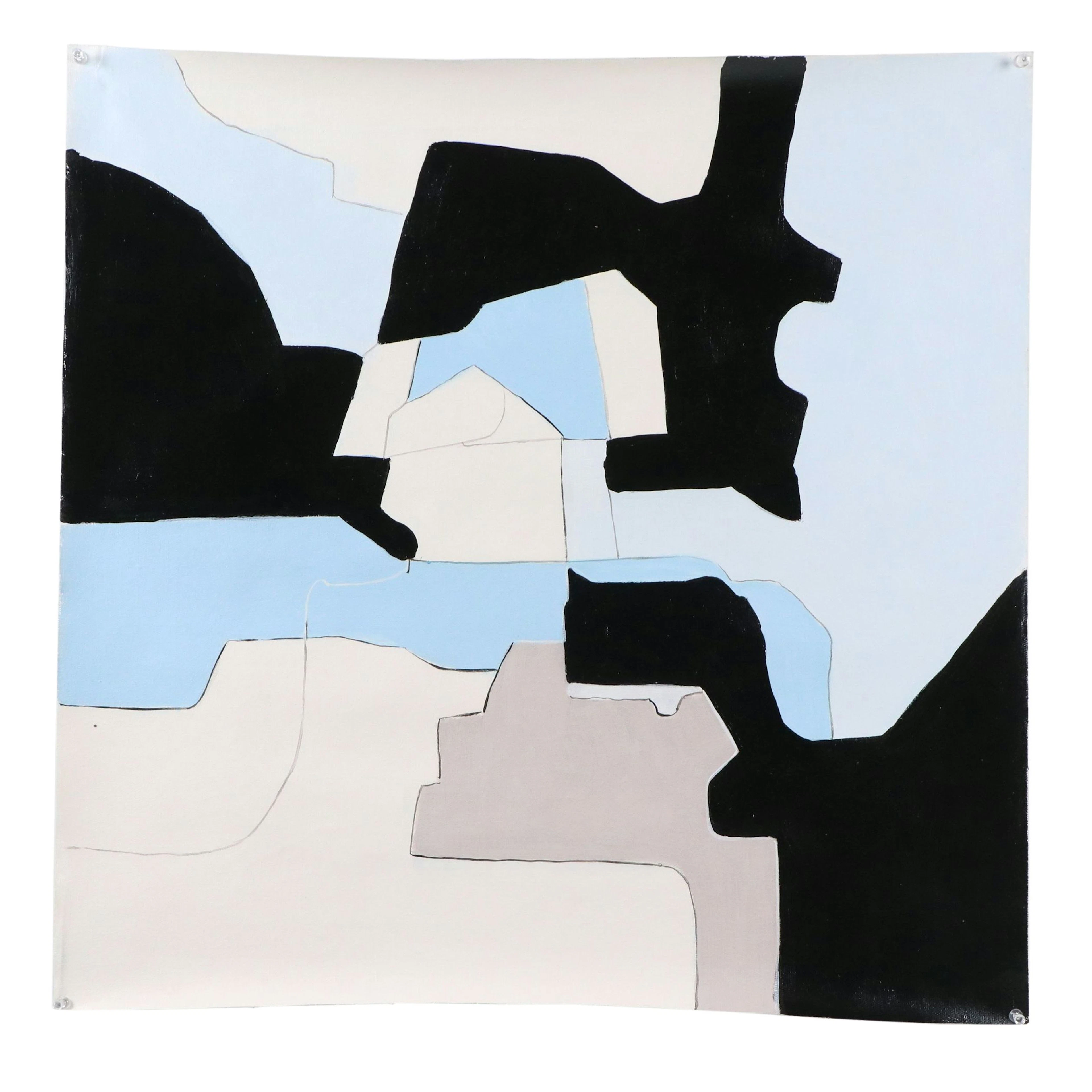 Z. Herg Abstract Acrylic Painting, 21st Century