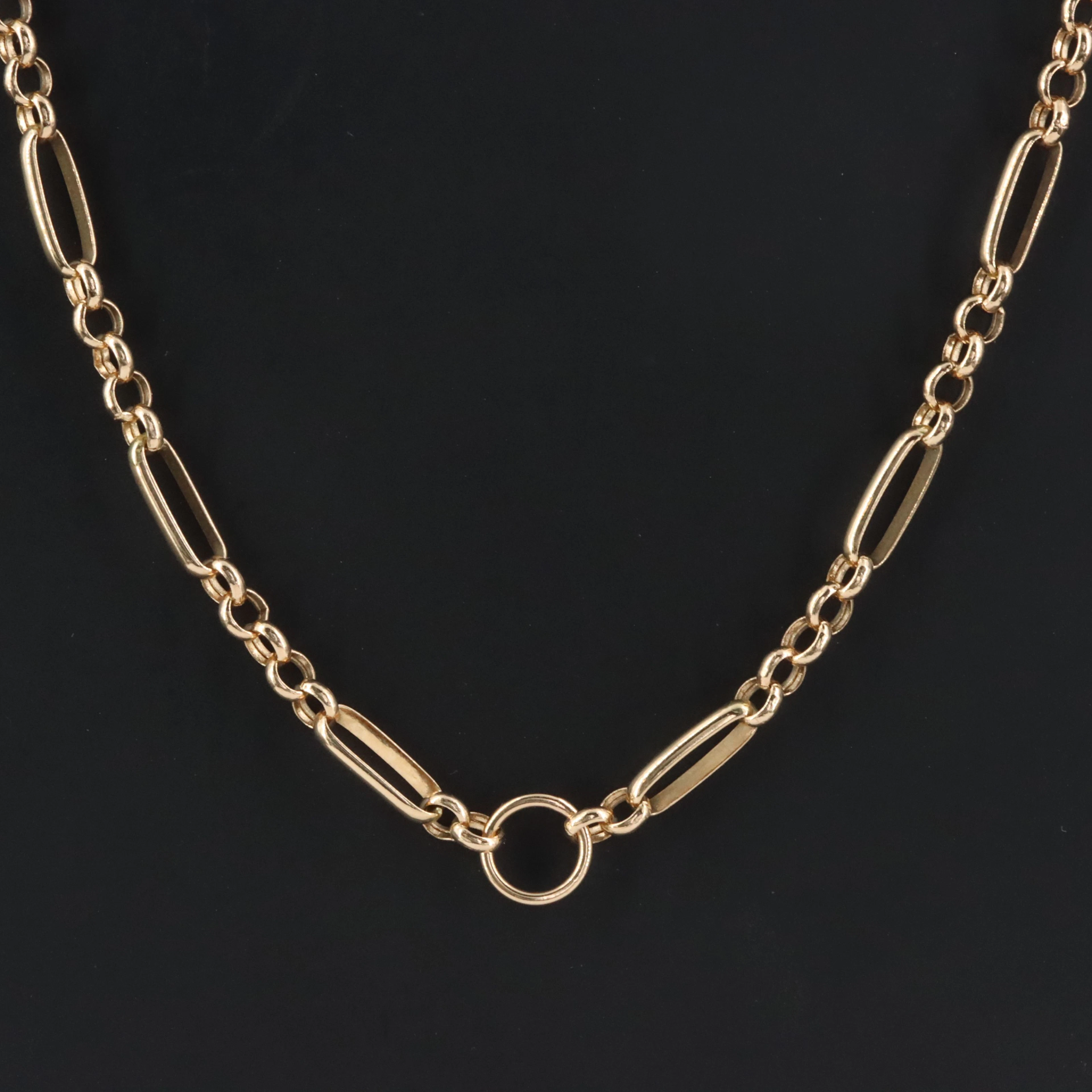 Zoë Chicco 14K Figaro Chain Necklace