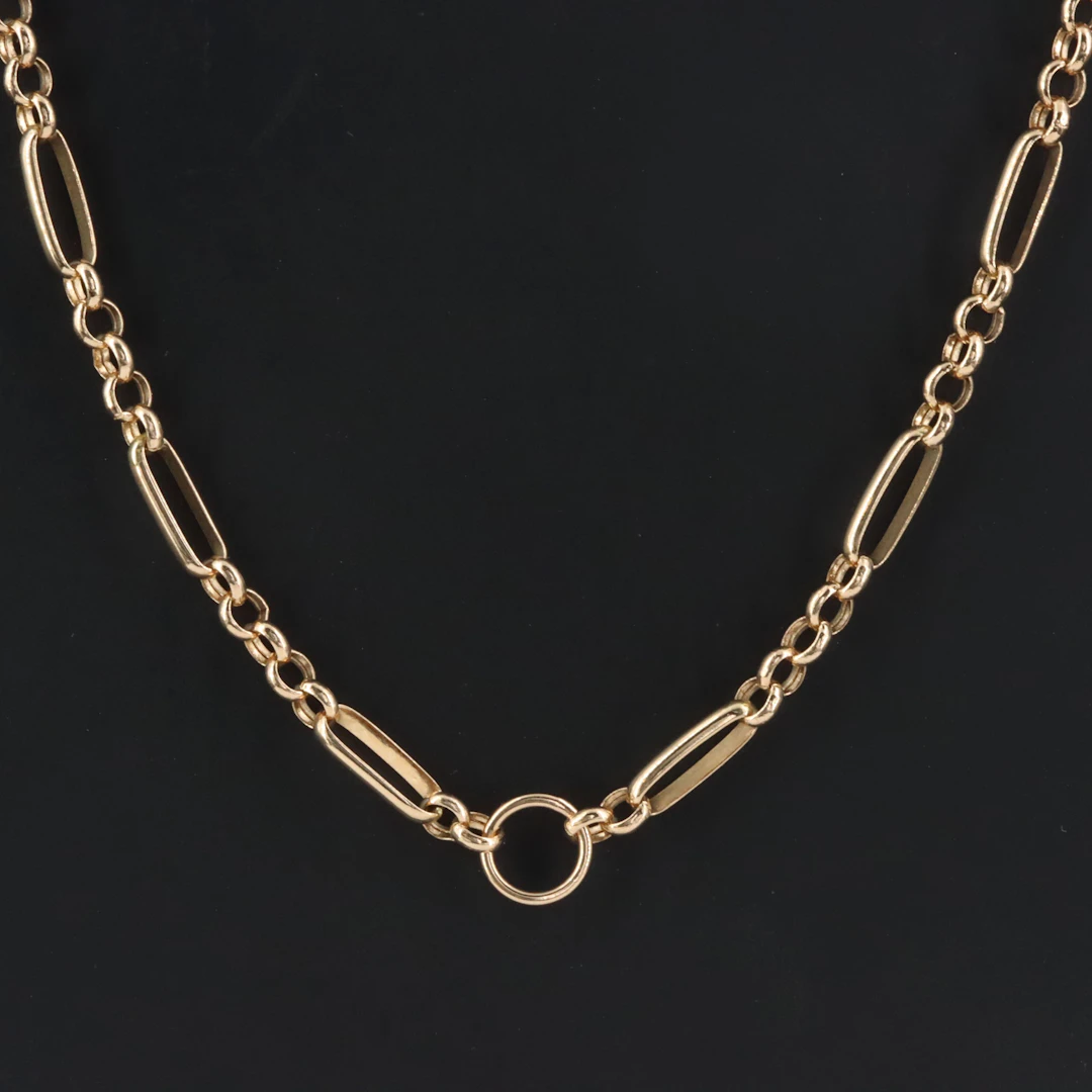 Zoë Chicco 14K Figaro Chain Necklace
