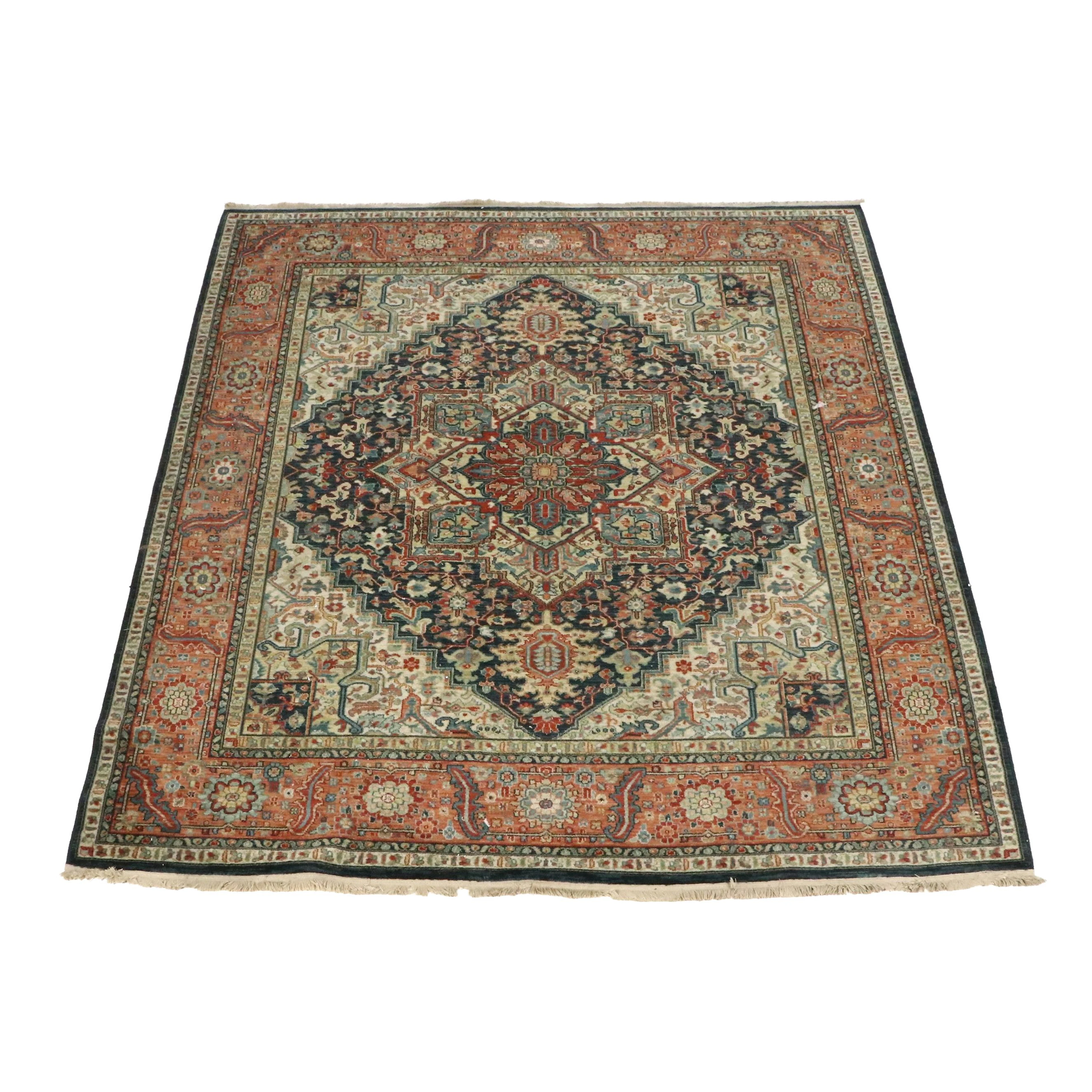 8'6 x 10'1 Machine Made Karastan Heriz Style Area Rug