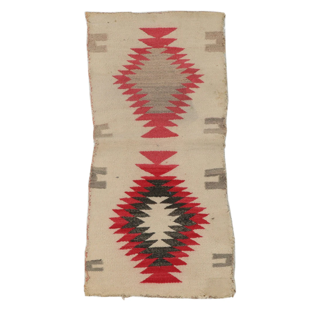 1'6 x 3'6 Handwoven Navajo Accent Rug