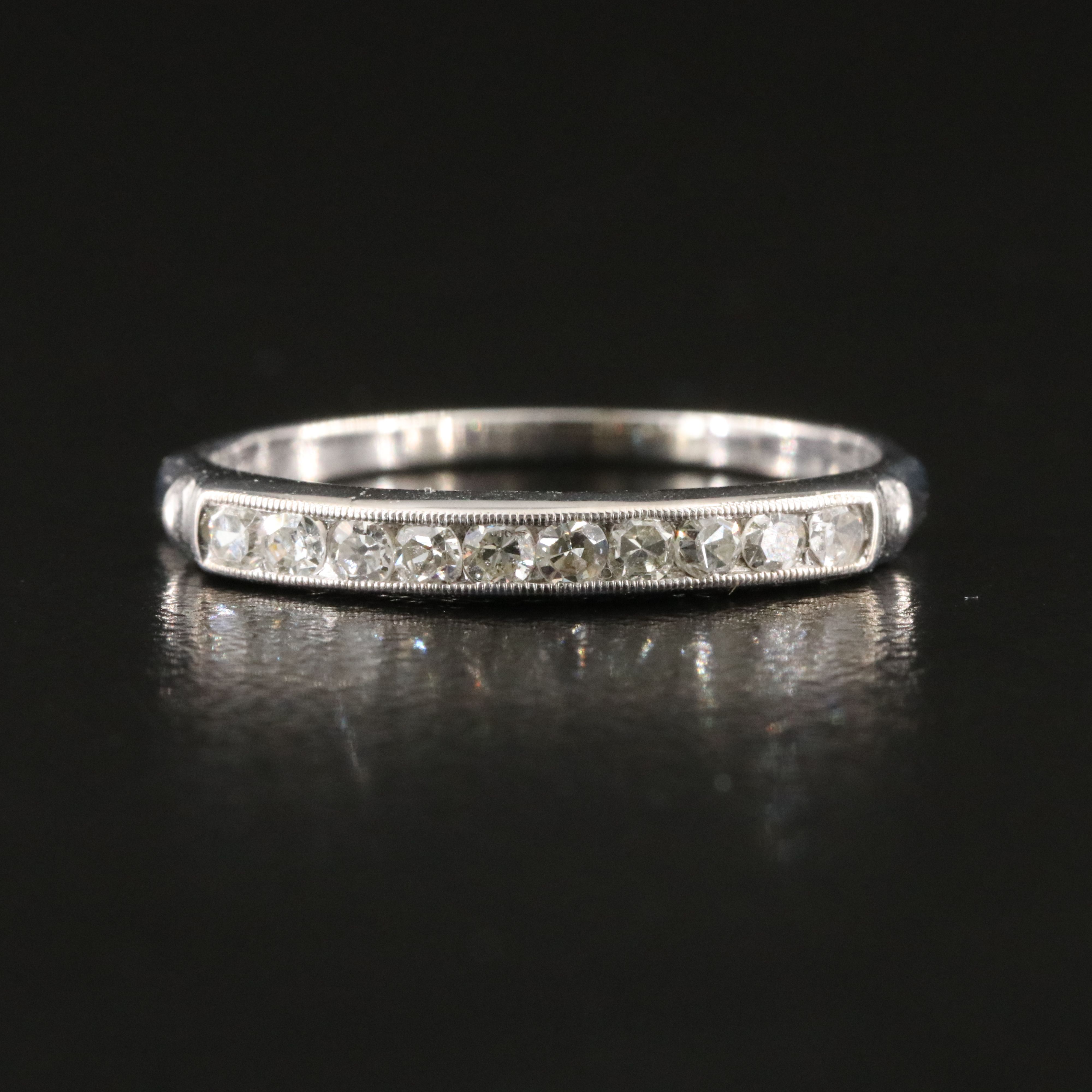 18K & 14K 0.23 CTW Diamond Band