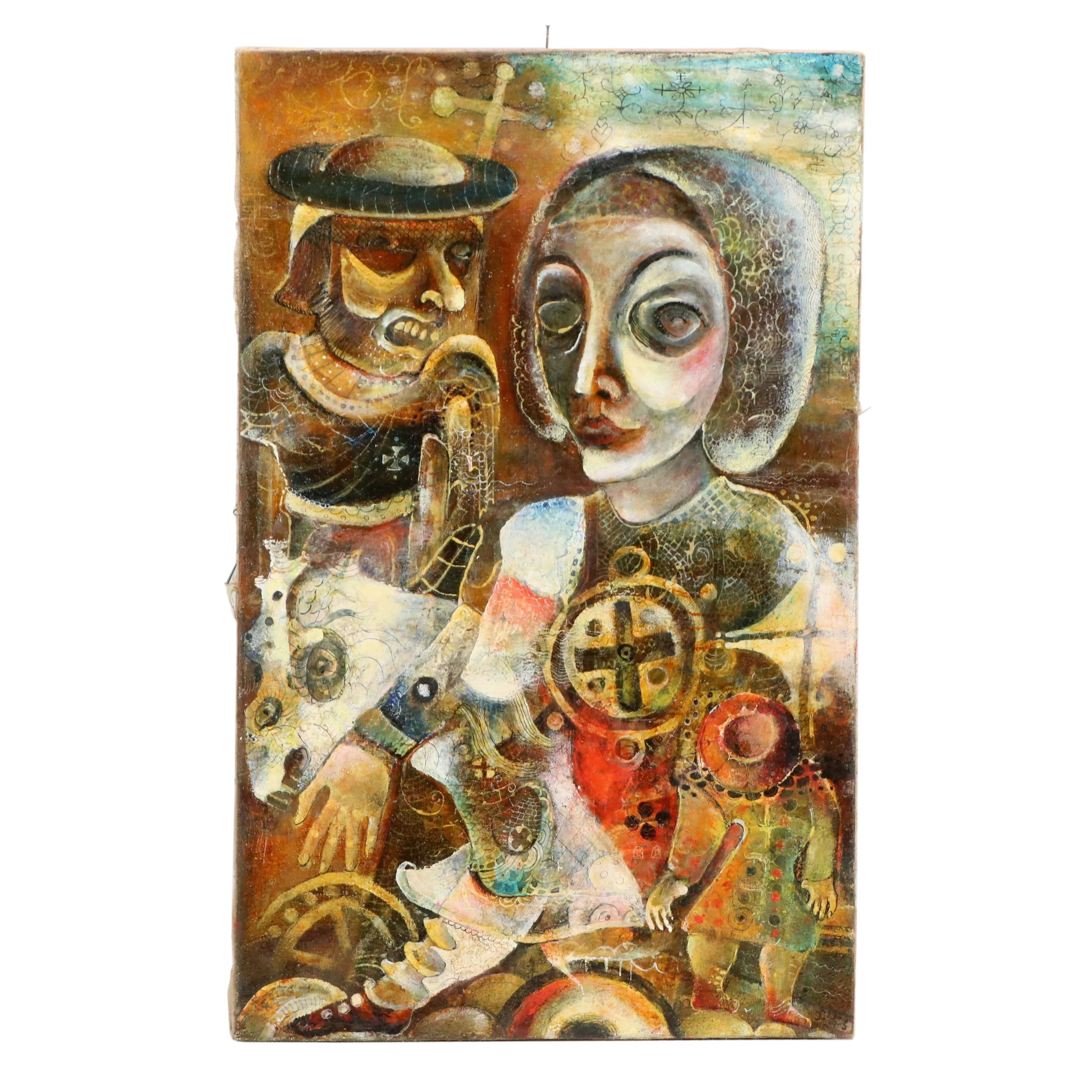 Nikolay Manuylov "Kuk" Surrealist Painting