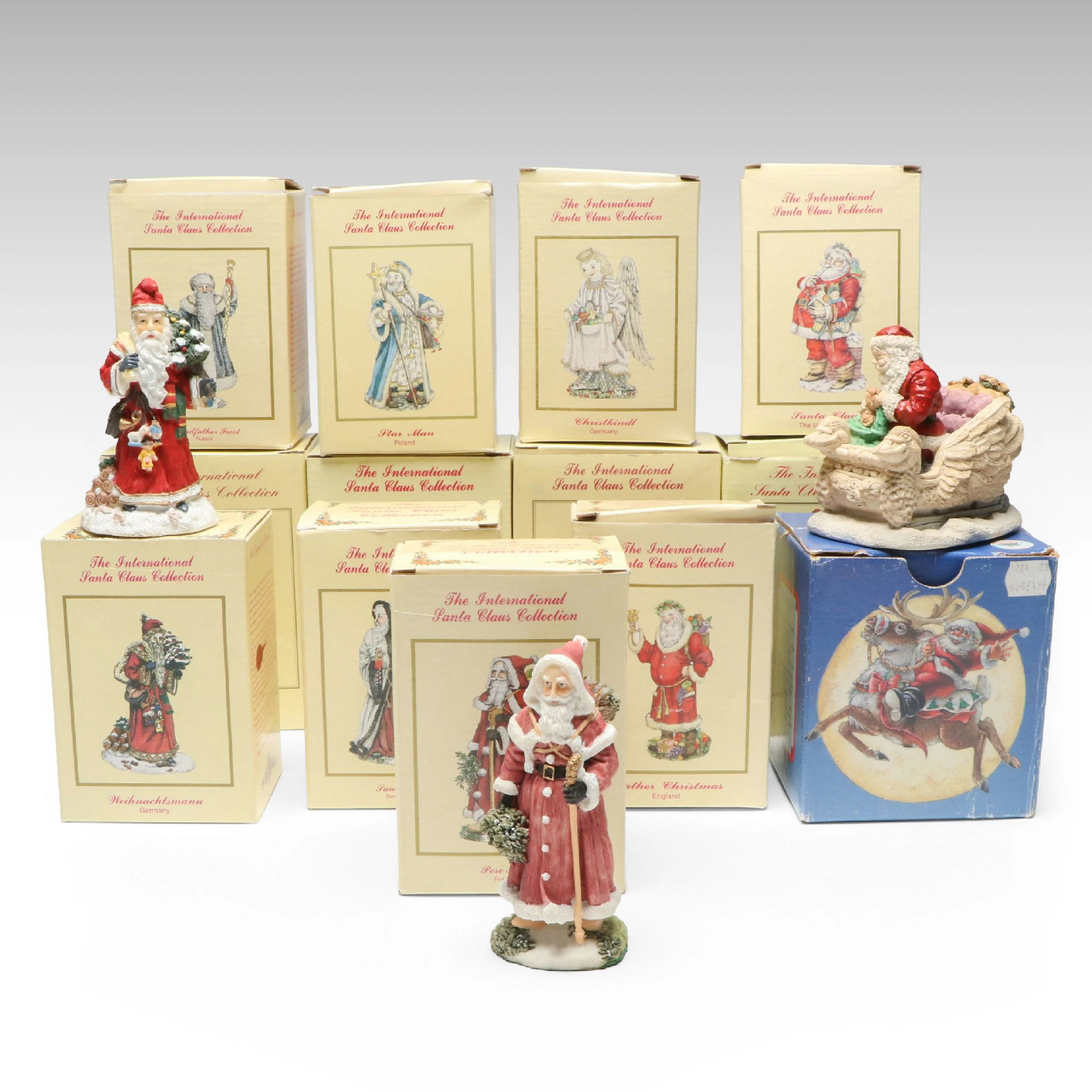 International Santa Claus Collection "Weihnachtsmann" and More Santa Figurines