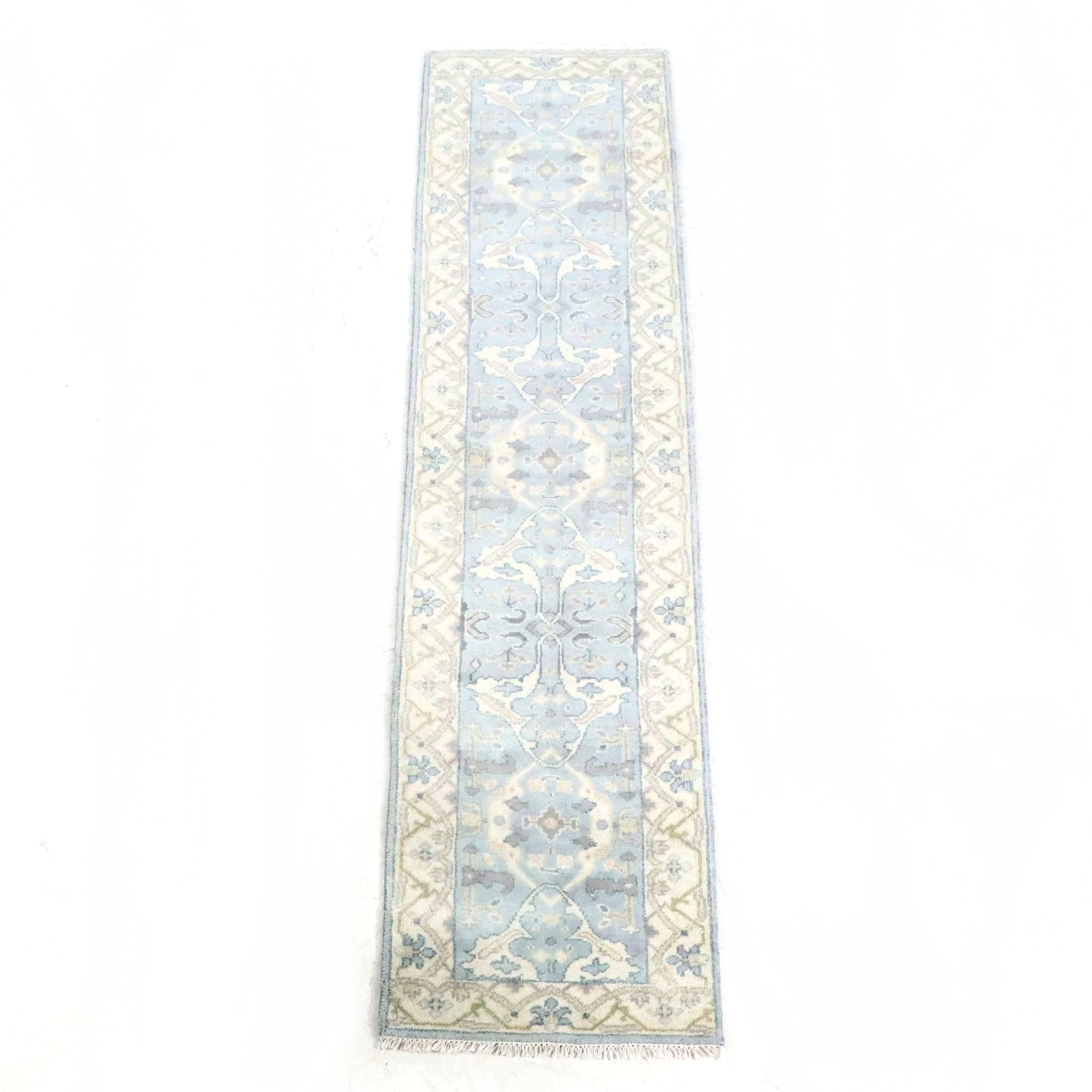 2'6 x 10'4 Hand-Knotted Pakistani Kazak Style Carpet Runner