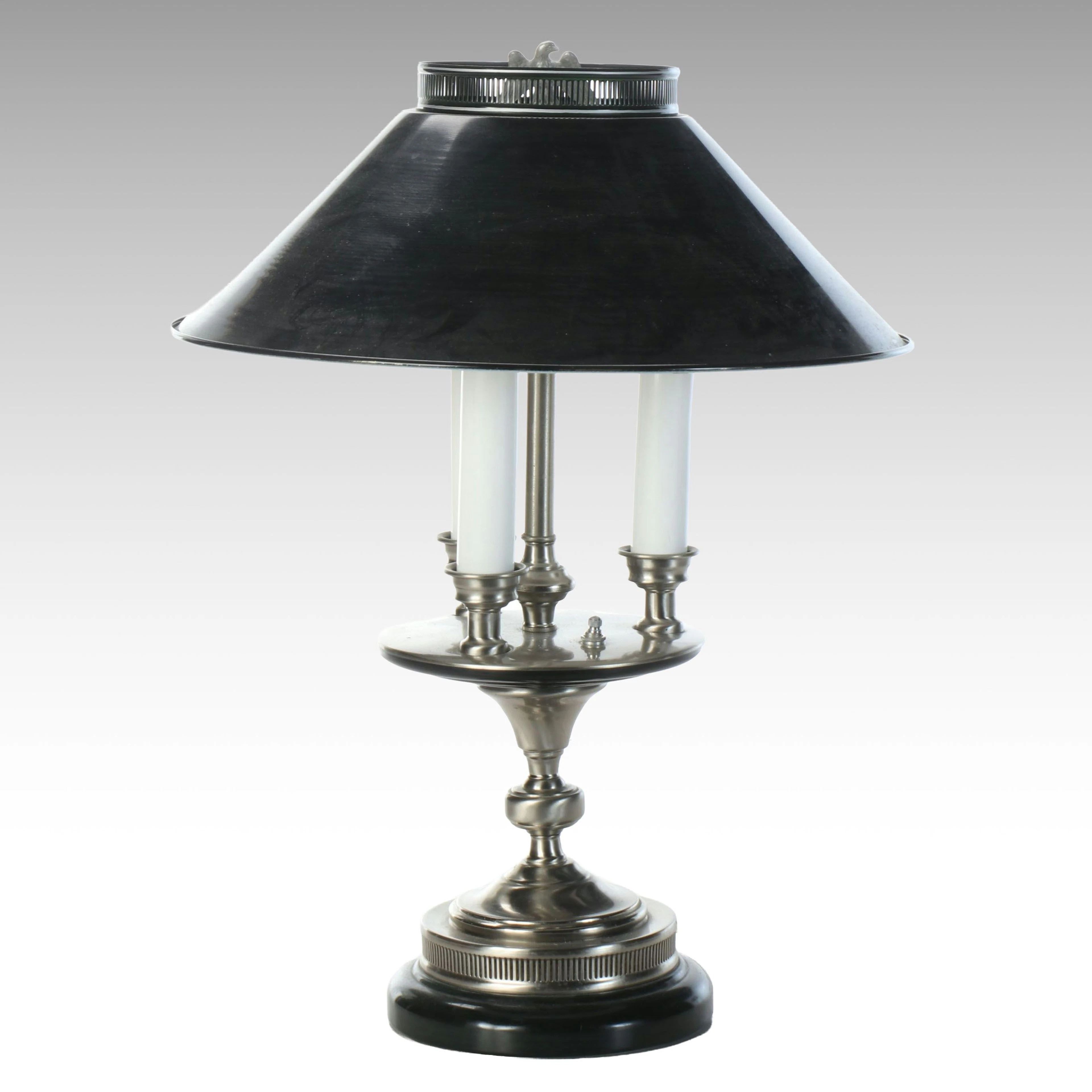 Federal Style Bouillotte Metal Table Lamp