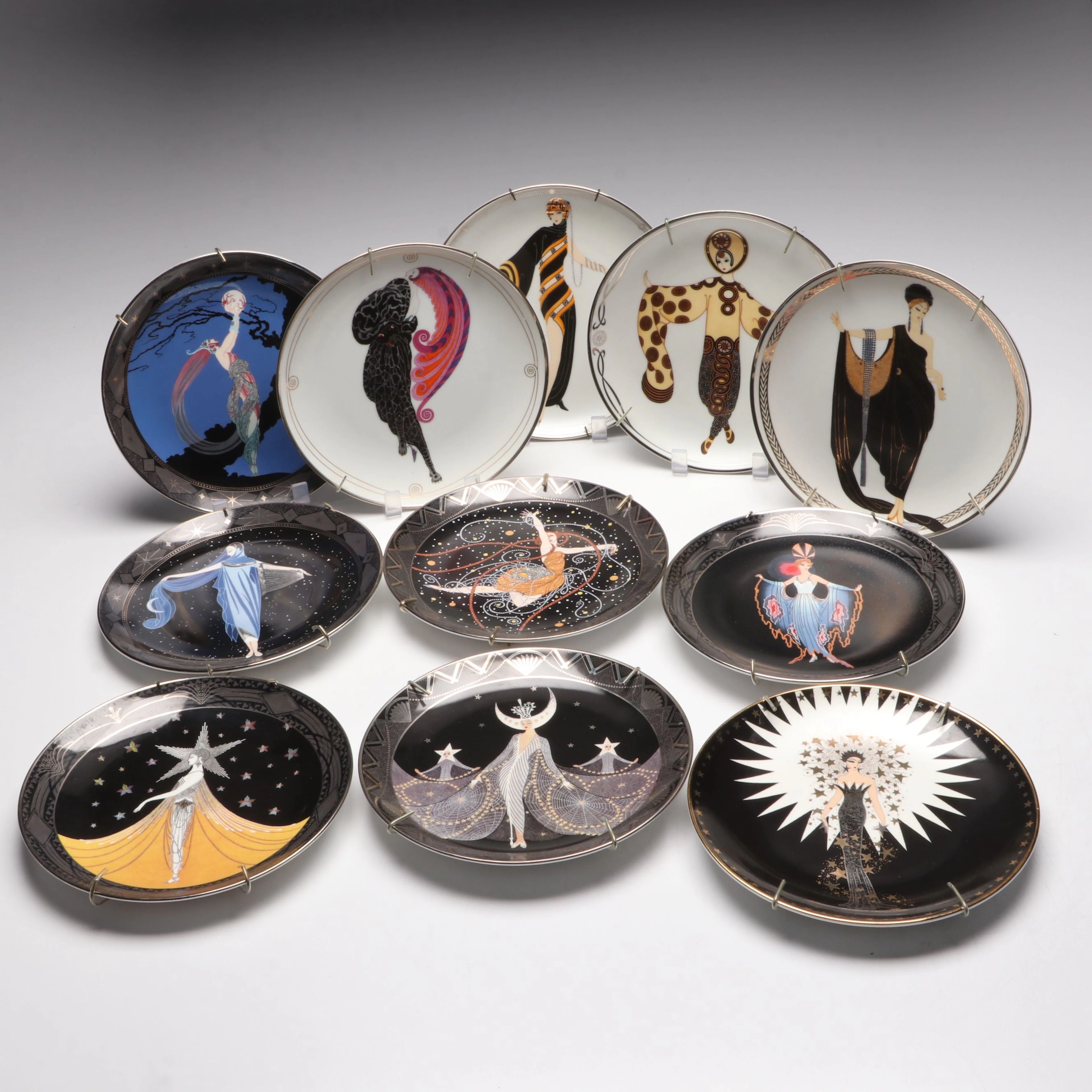 "Beauty and the Beast" and More House of Erté Collector Plates