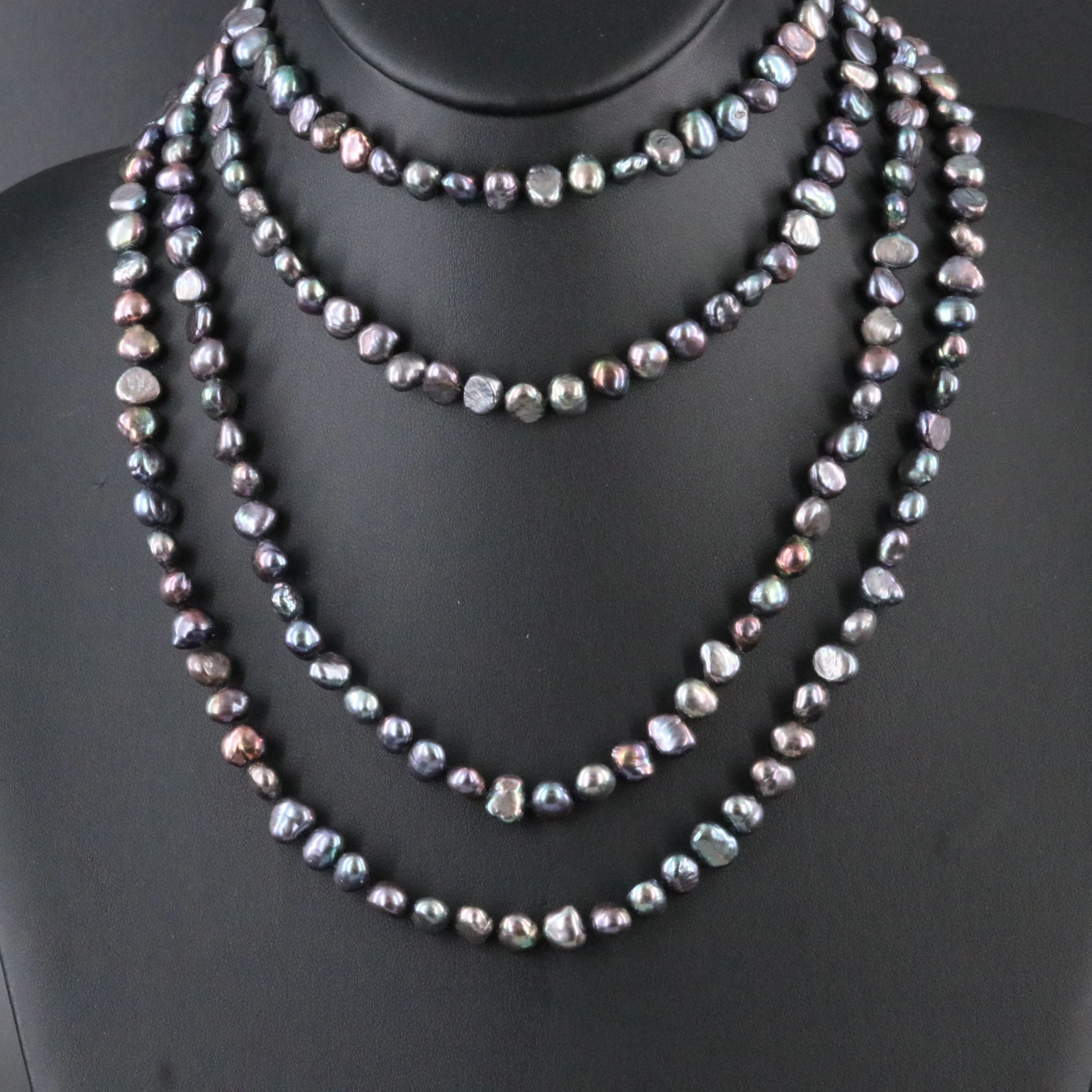 Rope Length Endless Pearl Necklace