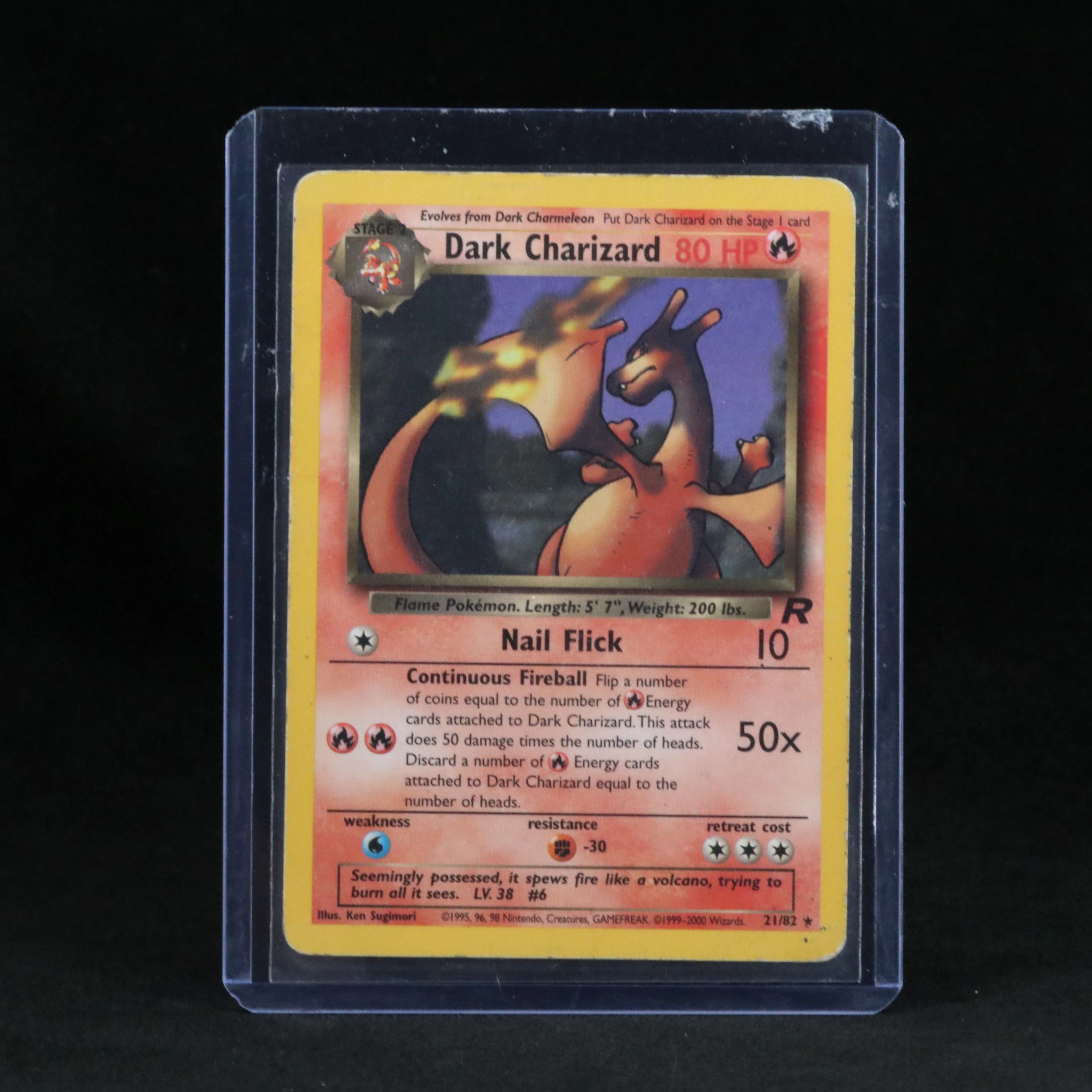 Team Rocket Dark Charizard Pokémon Card