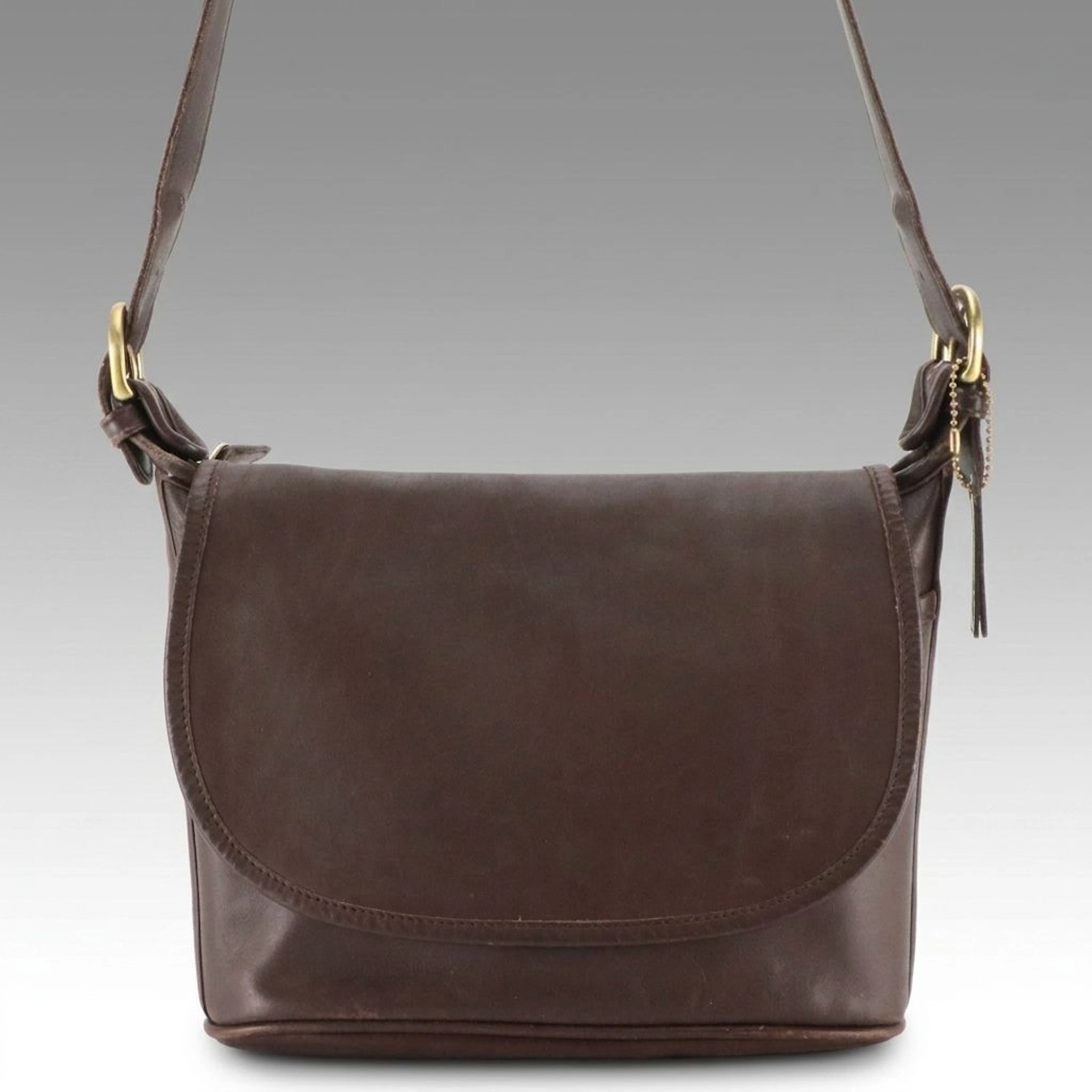 Coach Fletcher 4150 Flap Bag in Glovetanned Cowhide, Made in United States