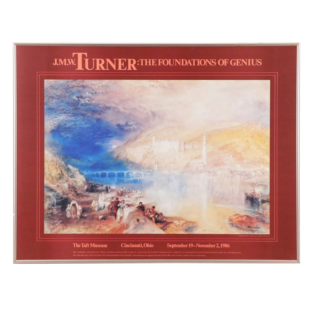 The Taft Museum Offset Lithograph "J.M.W. Turner: The Foundations of Genius"