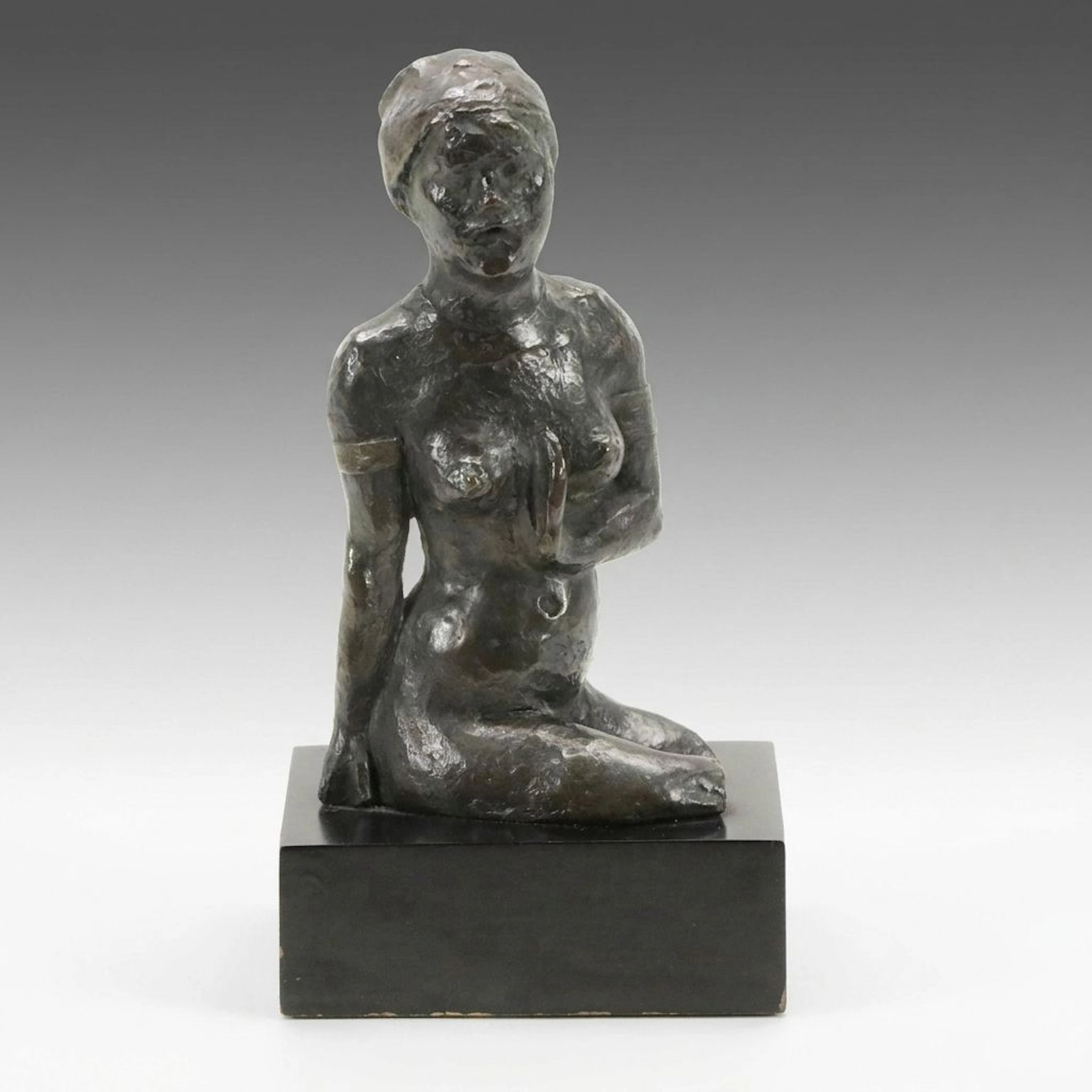 After Paul Gauguin Bronze Sculpture "Femme de la Martinique," 20th Century