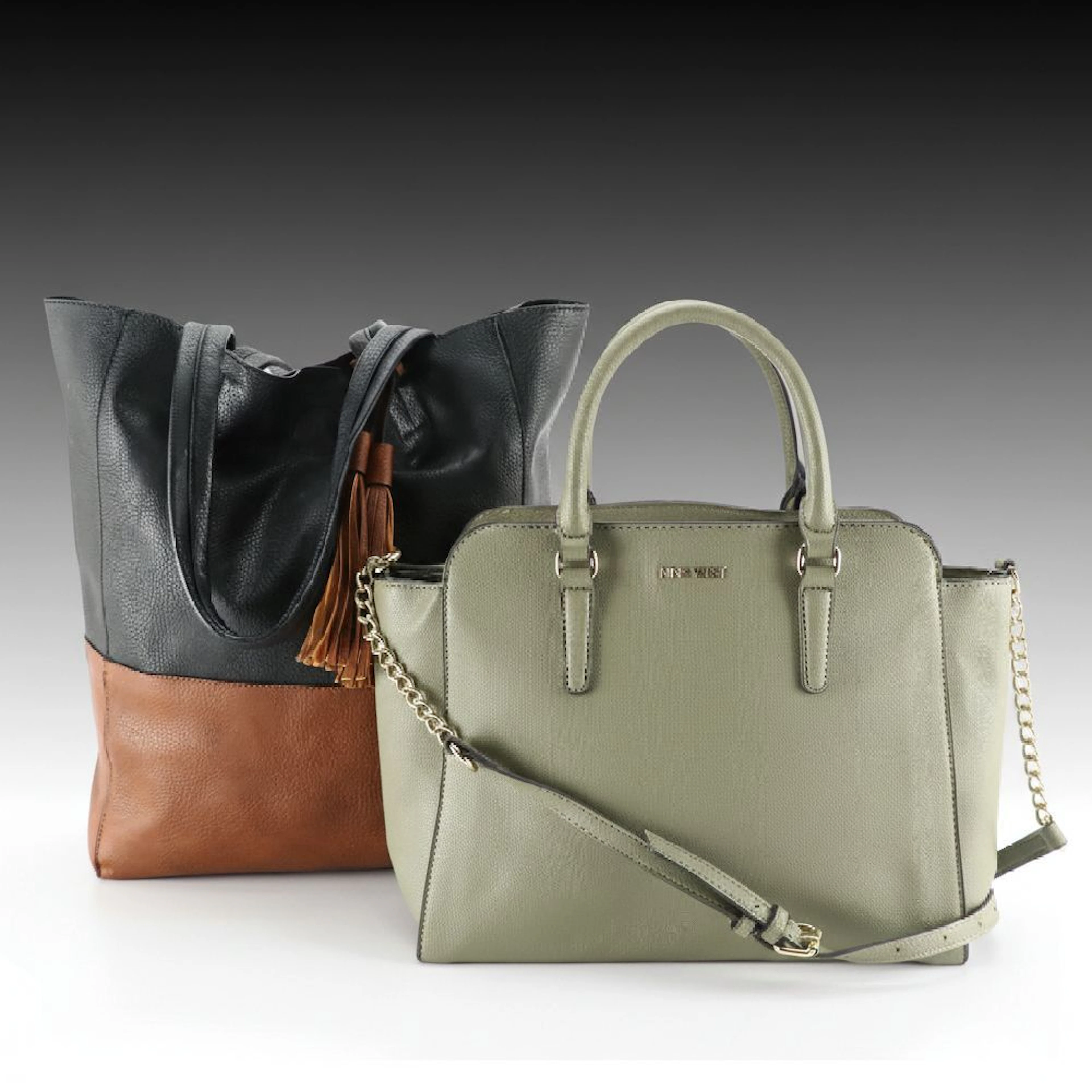 Nine West Two-Way Shoulder Bag and Other Colorblock Tote
