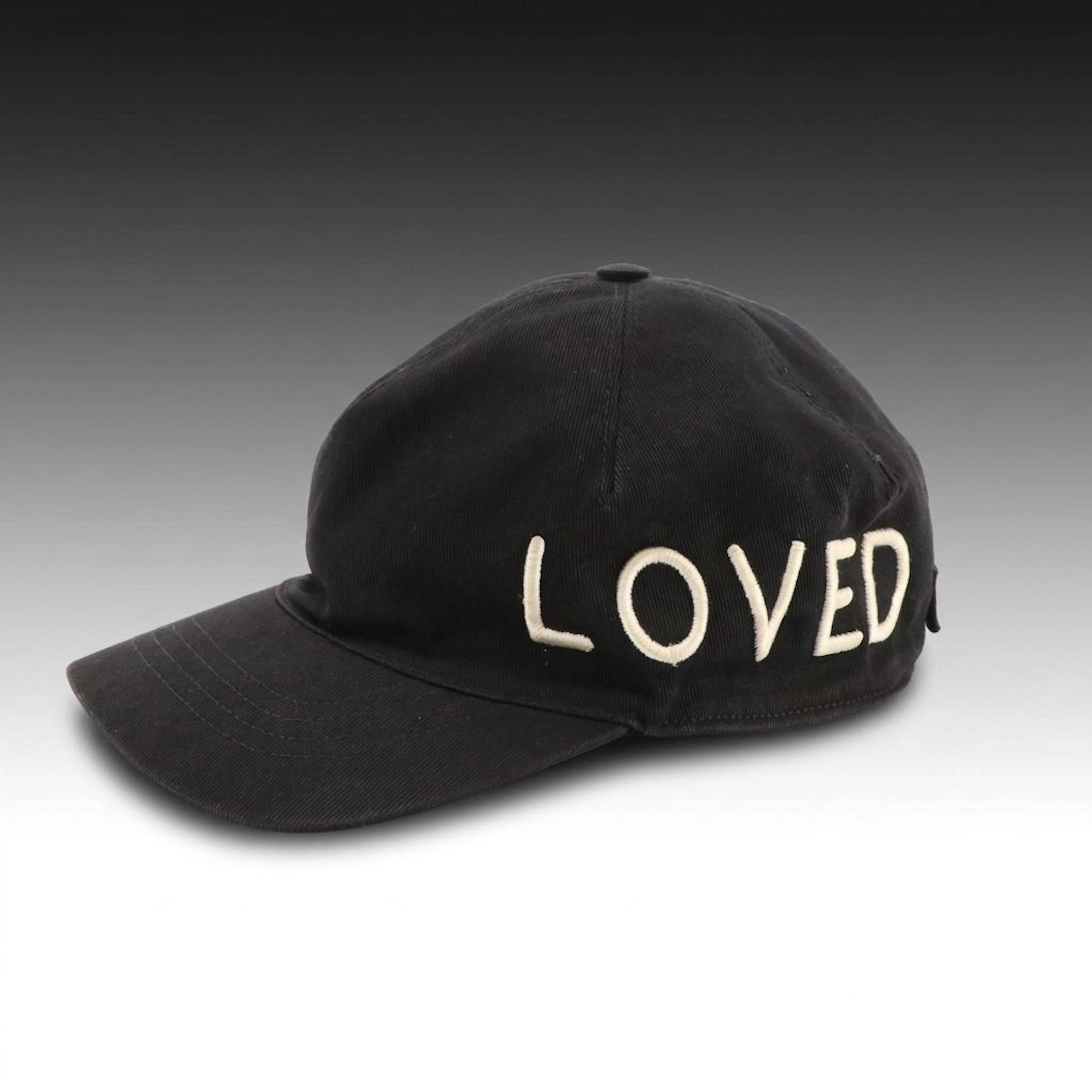 Gucci Logo Embroidered Cotton Baseball Cap