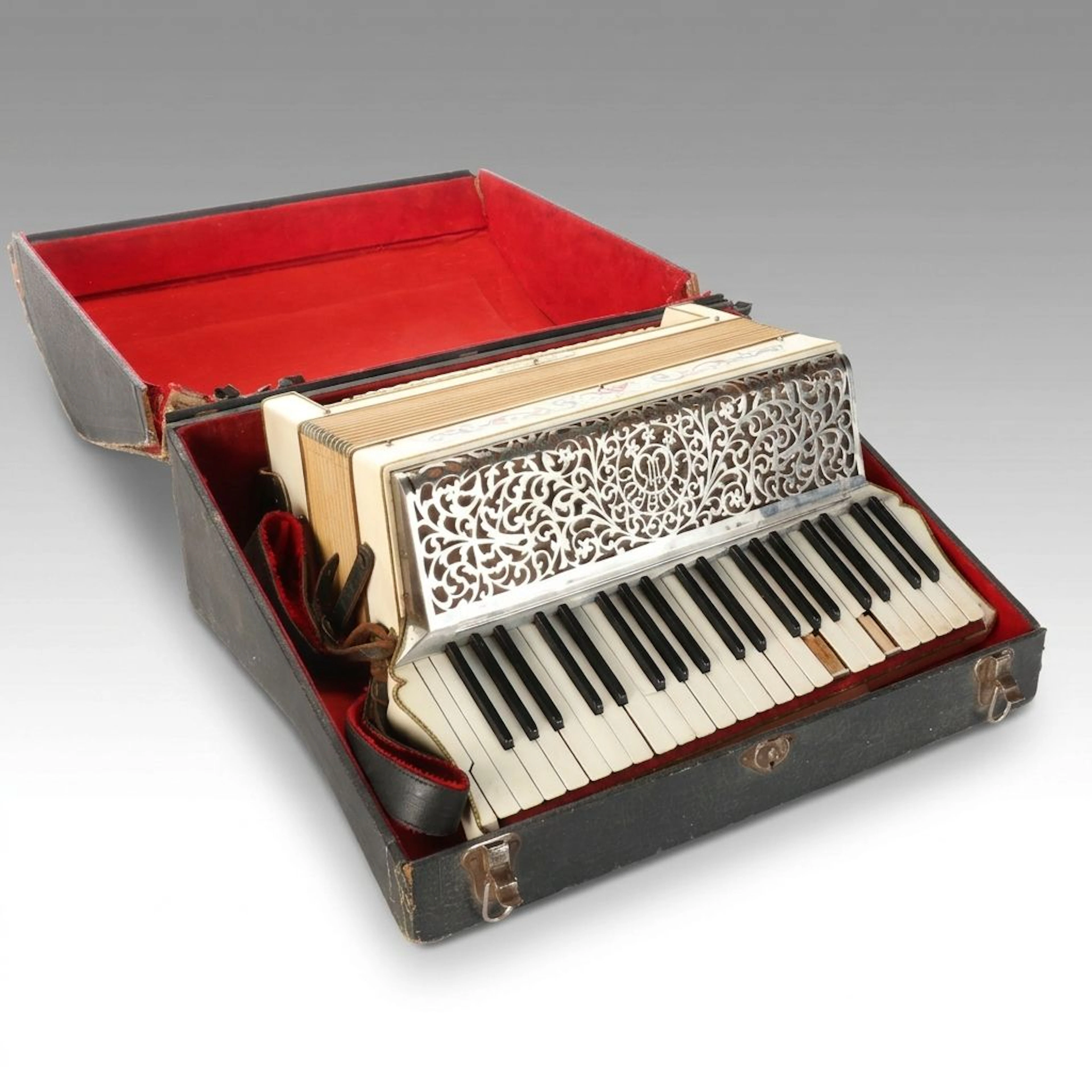 C Fidardo Piano Accordion with Carrying Case