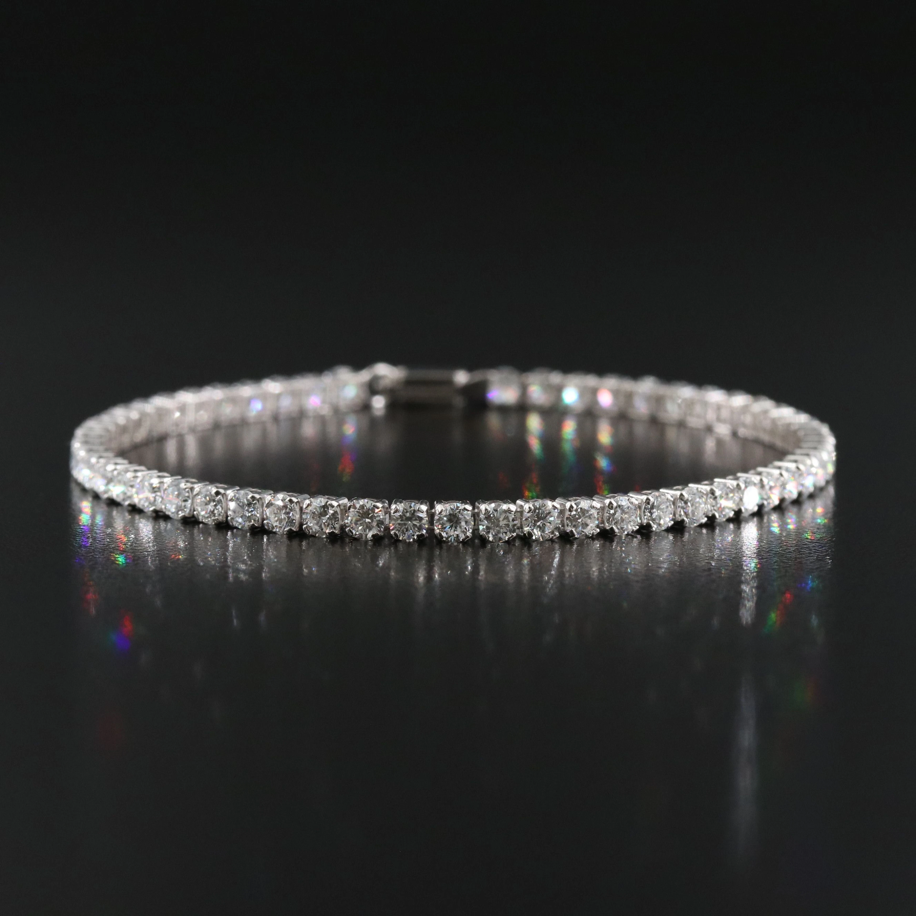 14K 5.00 CTW Lab Grown Diamond Line Bracelet