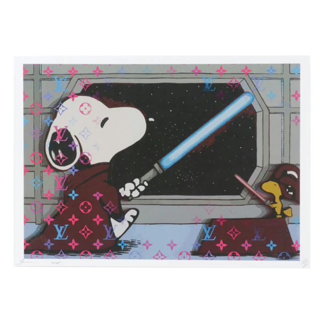 Death NYC Pop Art Graphic Print Homage to Peanuts X Star Wars x LV, 2025