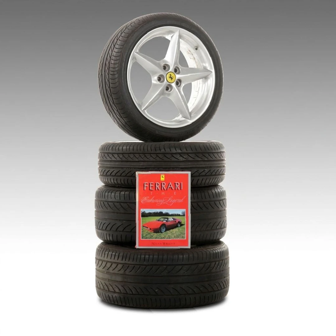 Bridgestone 215/45ZR18 (89Y) and 275/400ZR18 Potenza-S02A Tires on Ferrari Rims