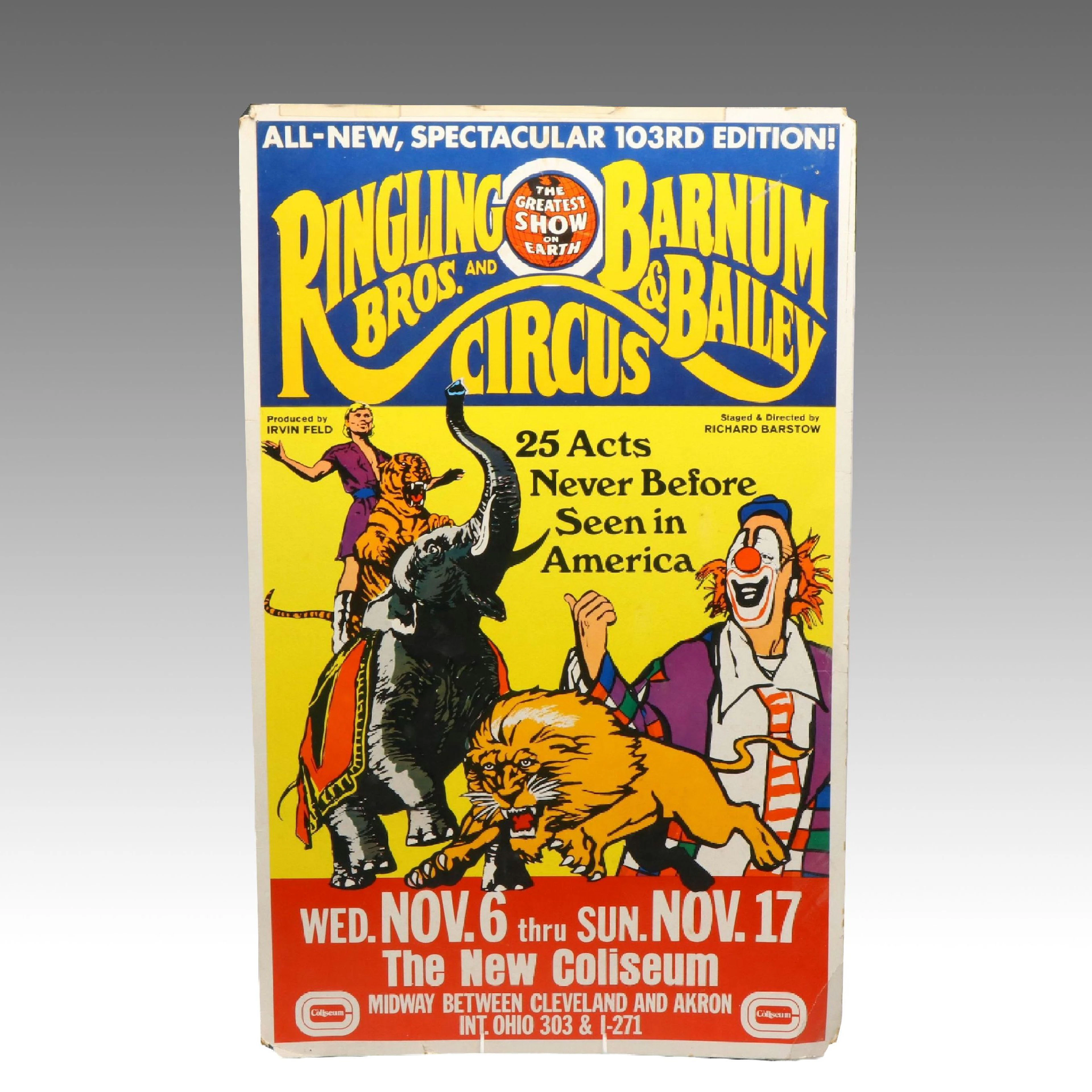 Ringling Bros. and Barnum & Bailey Circus Poster
