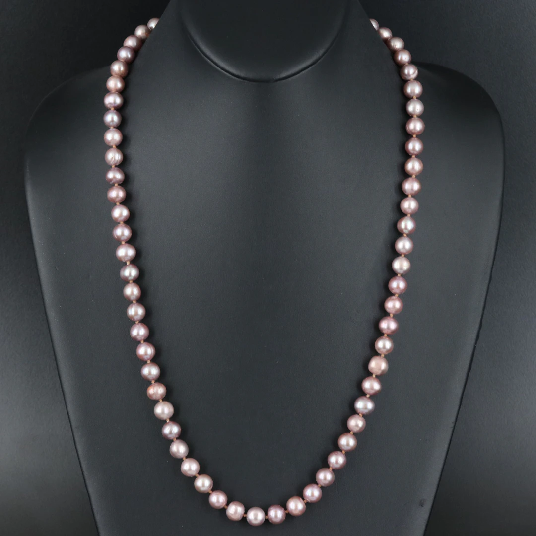 Pearl Necklace with 14K Clasp