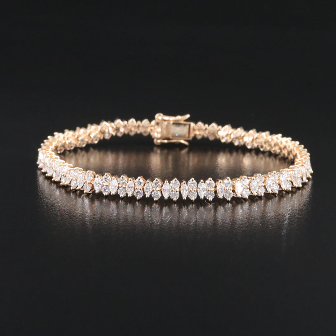 14K 4.84 CTW Diamond Bracelet