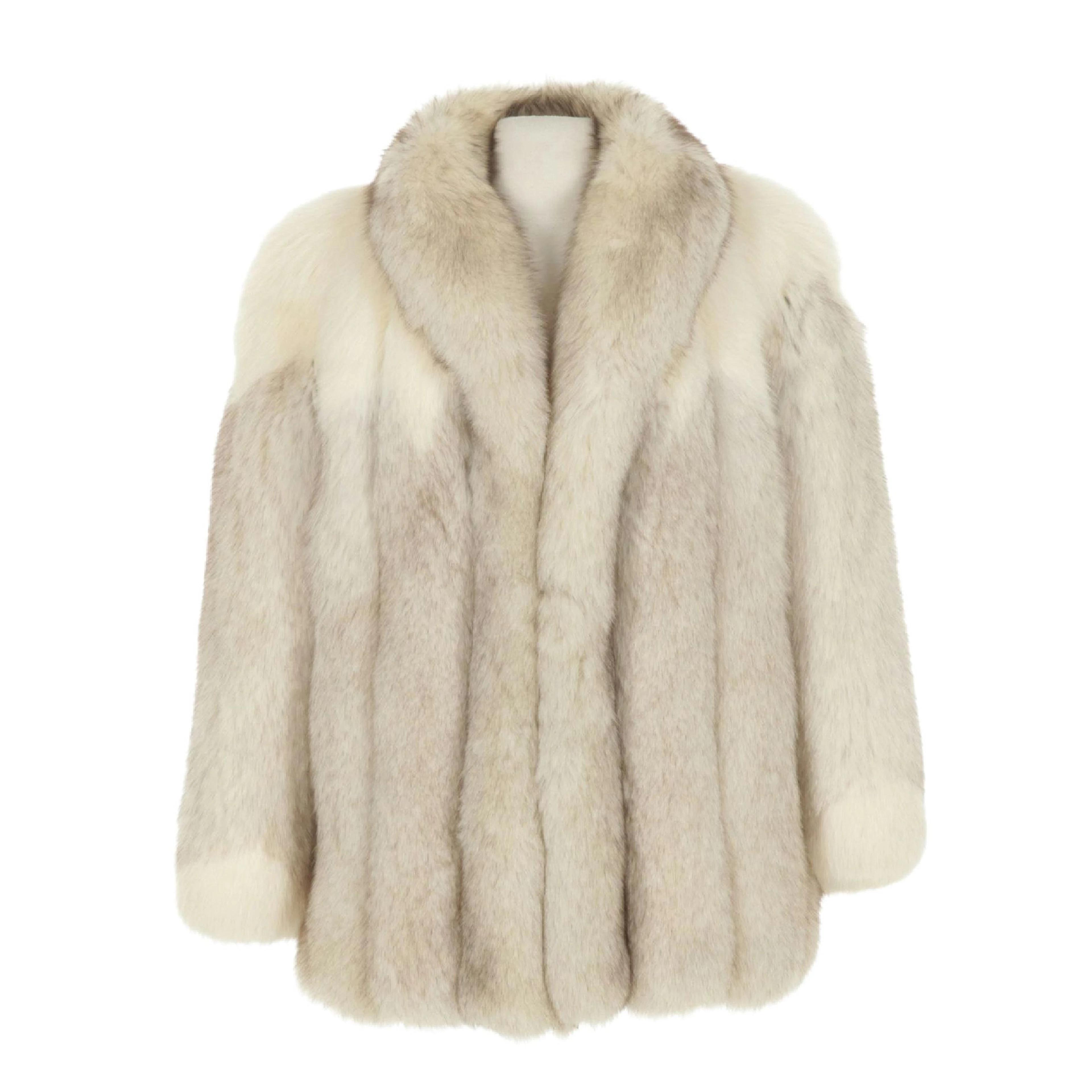 Mixed Finnish Fox Fur Jacket