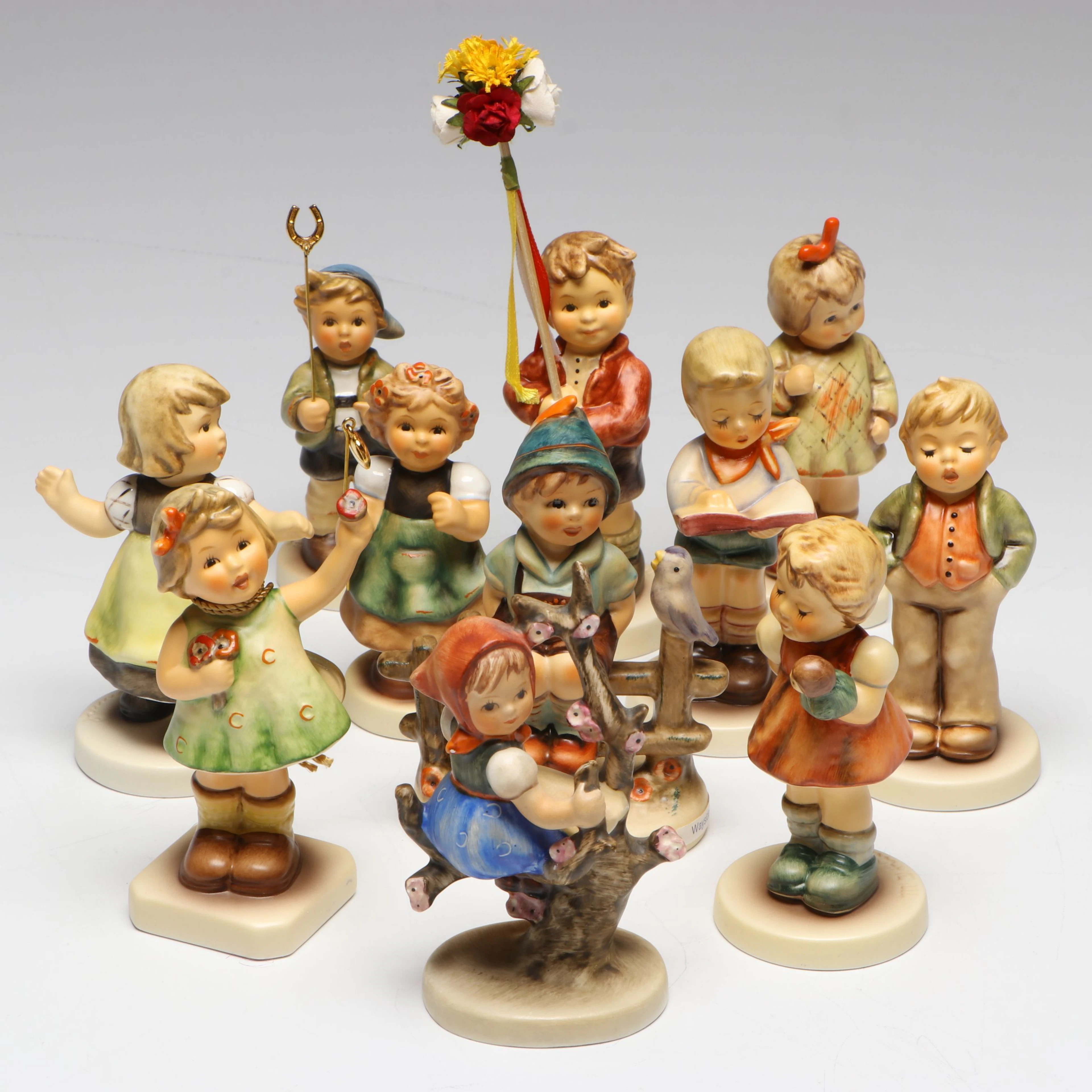 Goebel "Honor Student", "Spring Gifts" and More Porcelain Hummel Figurines